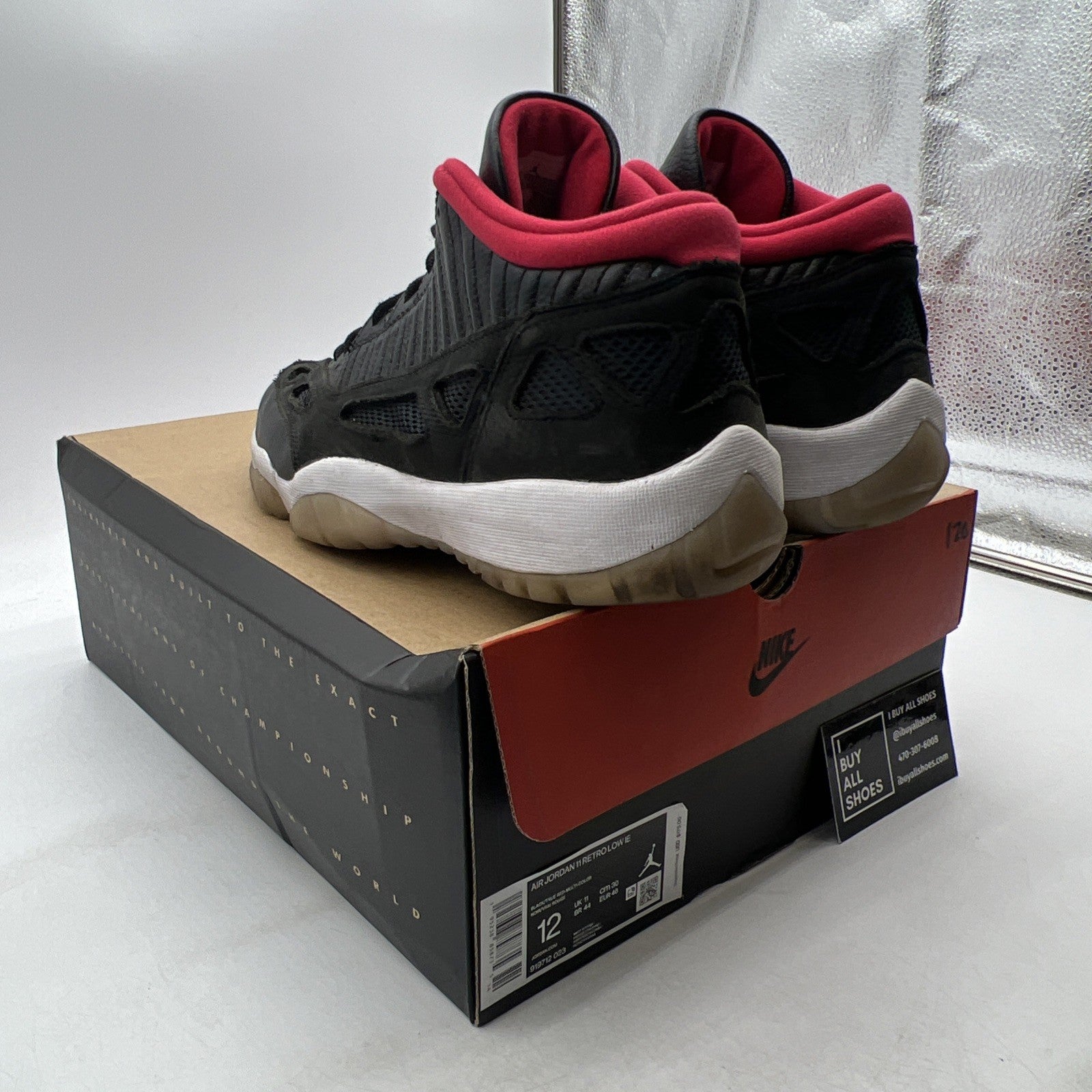 Size 12 - Air Jordan 11 Retro IE 2021 Low Bred (919712-023)