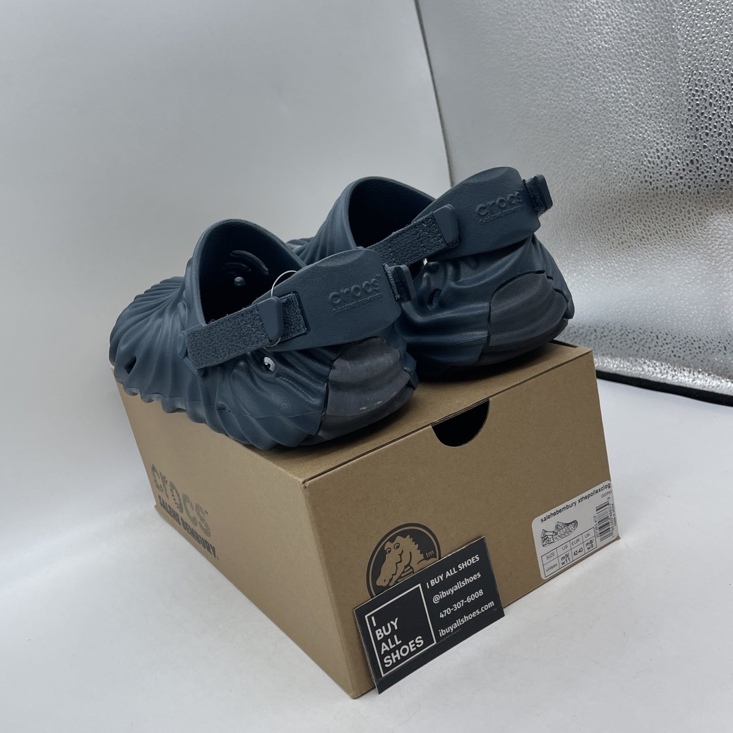 Size 9 - Crocs x Salehe Bembury Pollex Clog Como Blue (207393-40F)