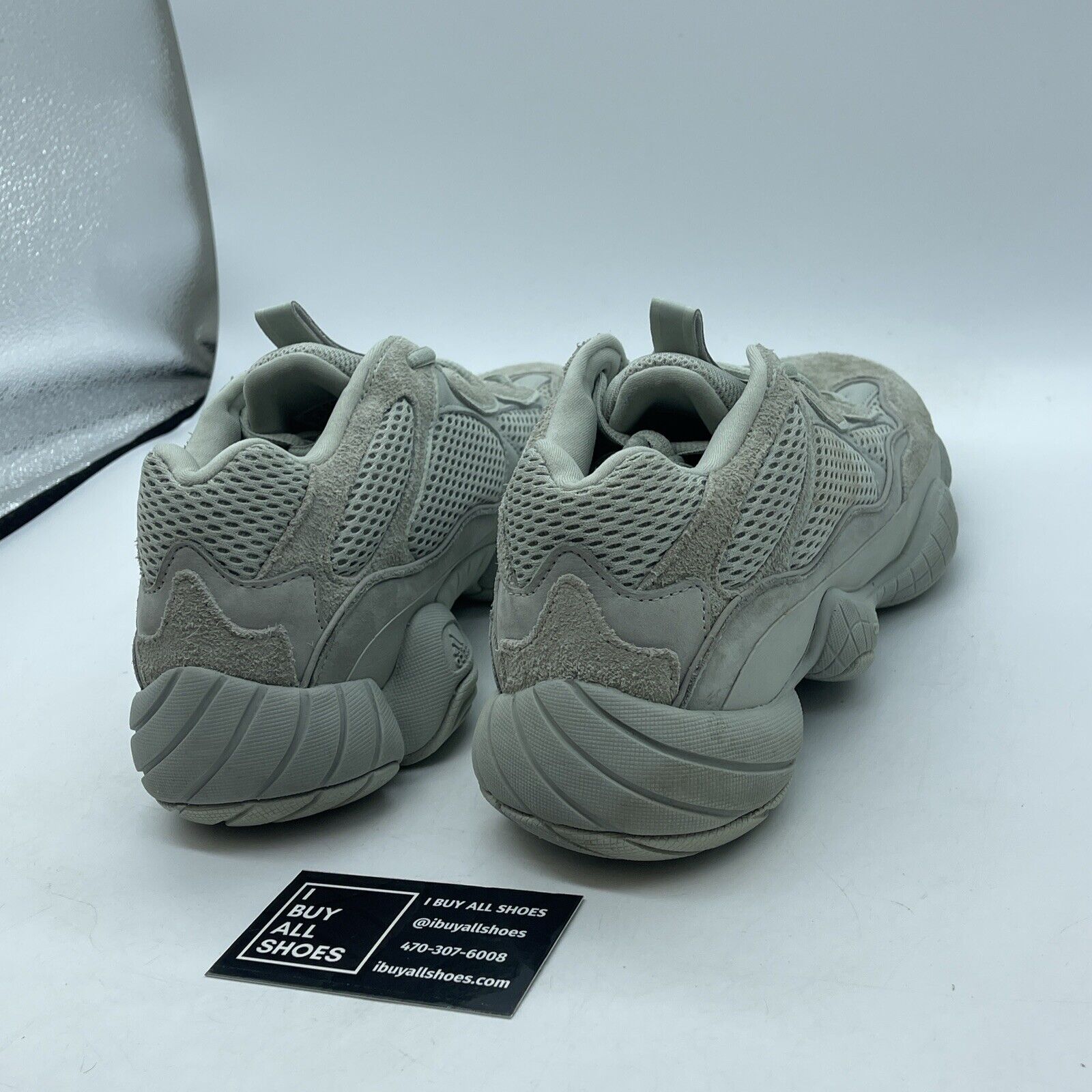 Size 10 - adidas Yeezy 500 Salt Grey Brown Suede Leather (EE7287)