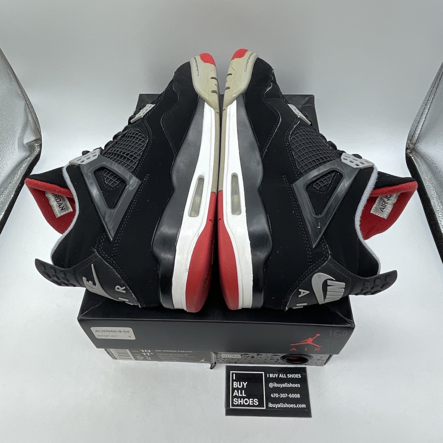 Size 10 - Air Jordan 4 Retro OG Mid Bred 2019 (308497-060)
