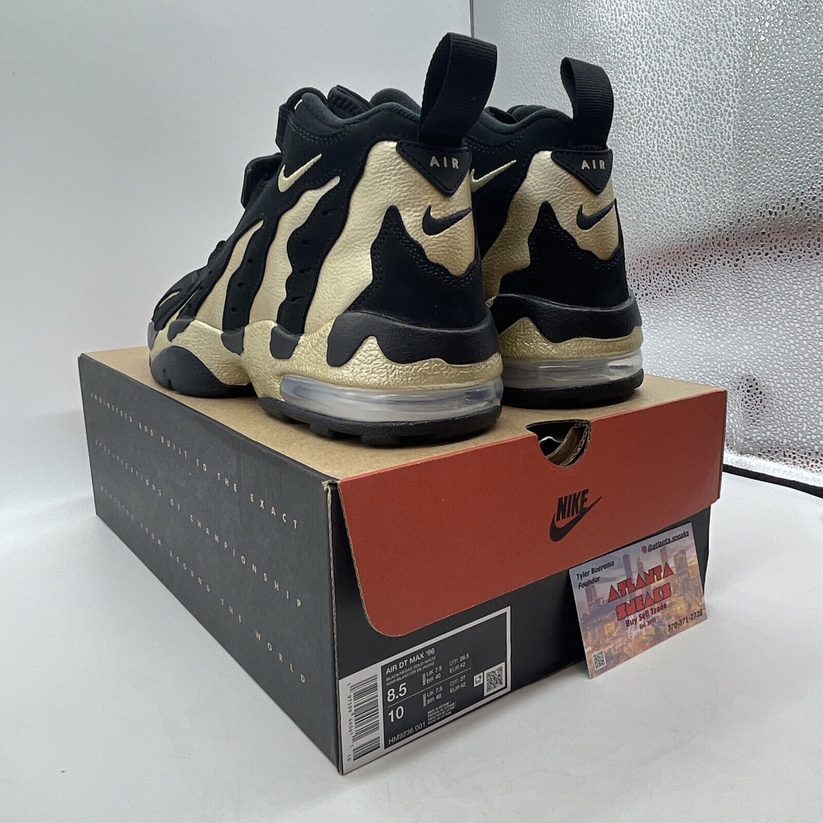 Size 8.5- Air DT Max 96 Colorado Home Black Gold Suede (HM9236-001)