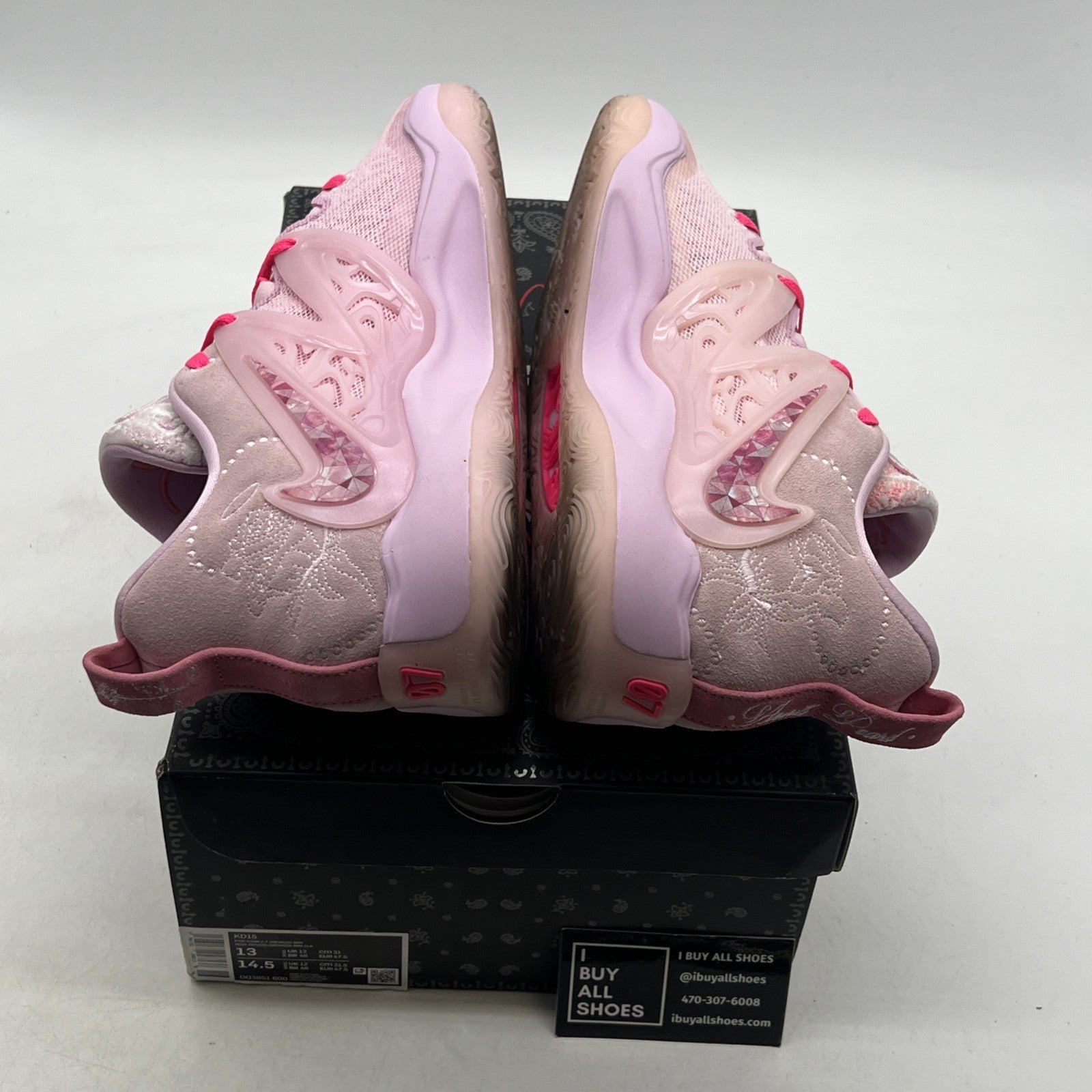 Size 13 - Nike KD 15 NRG Low Aunt Pearl (DQ3851-600)