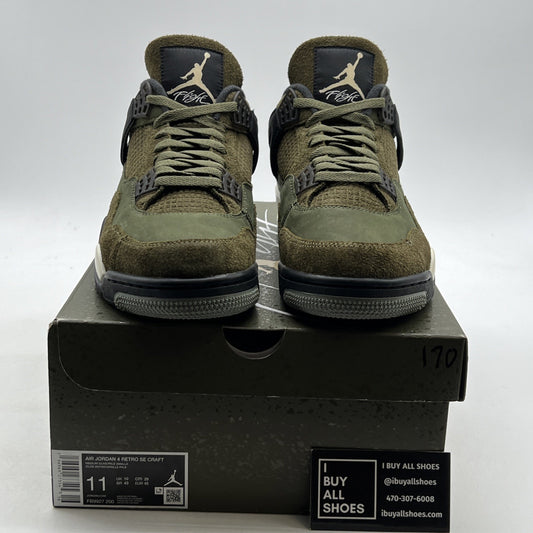 Size 11 - Air Jordan 4 SE Retro Low Craft - Olive (FB9927-200)