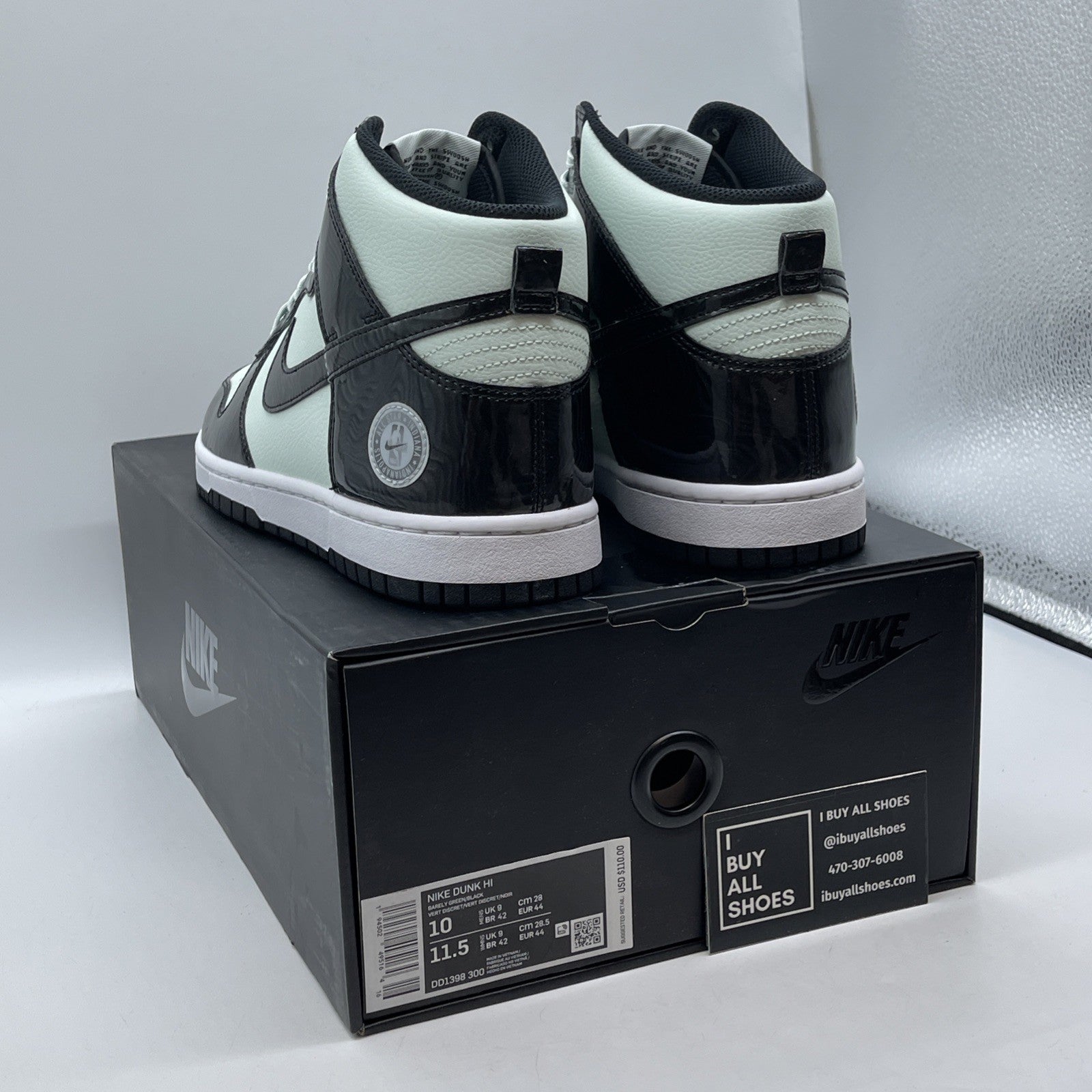 Size 10 - Nike Dunk SE High All Star 2021 White Black Leather (DD1398-300)