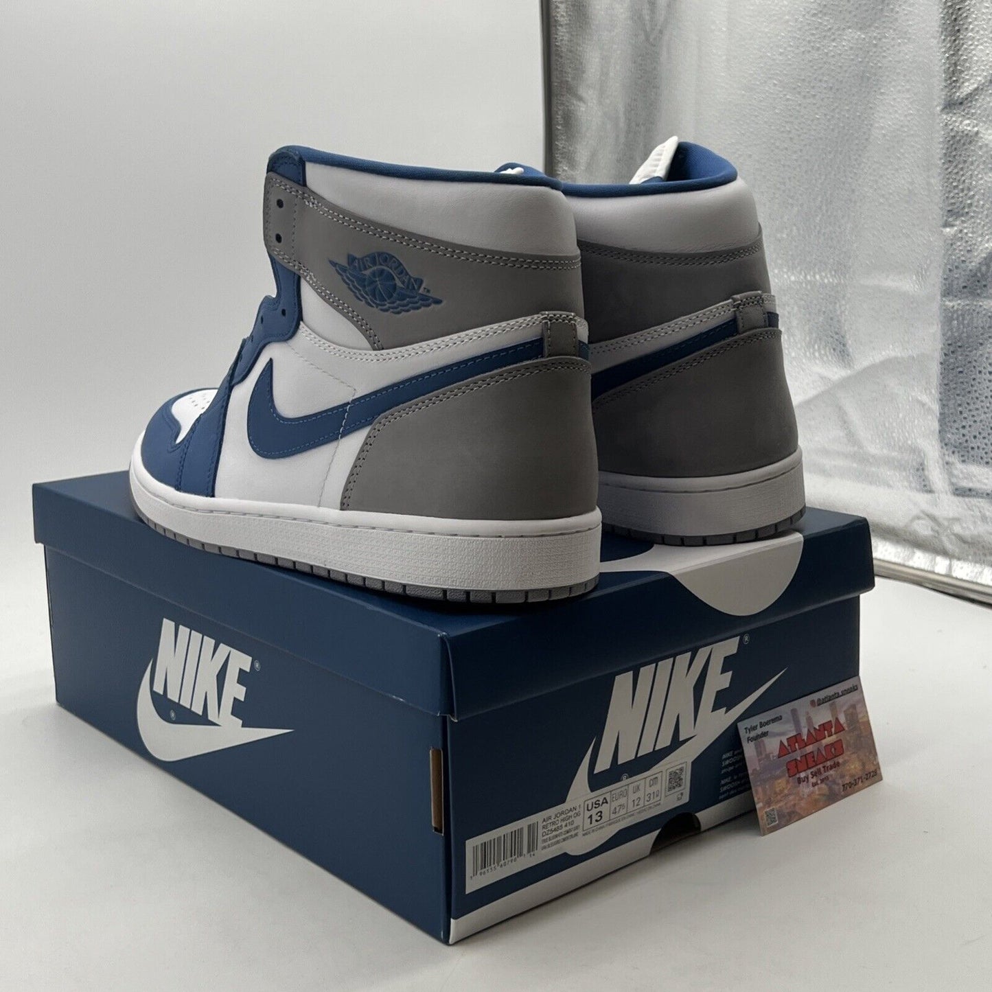 Size 13 - Air Jordan 1 Retro OG High True Blue (DZ5485-410)