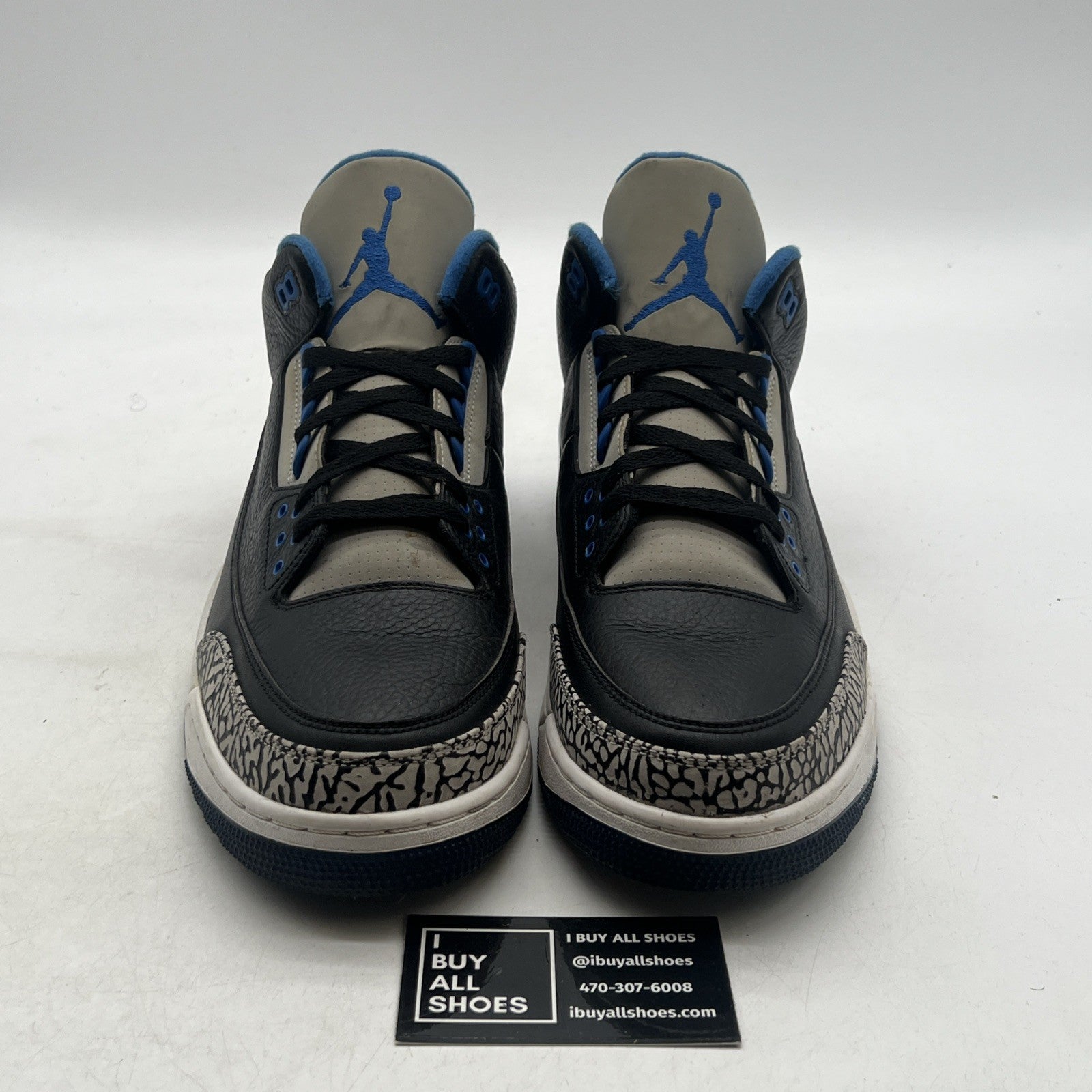 Size 13 - Air Jordan 3 Retro Sport Blue (136064-007)