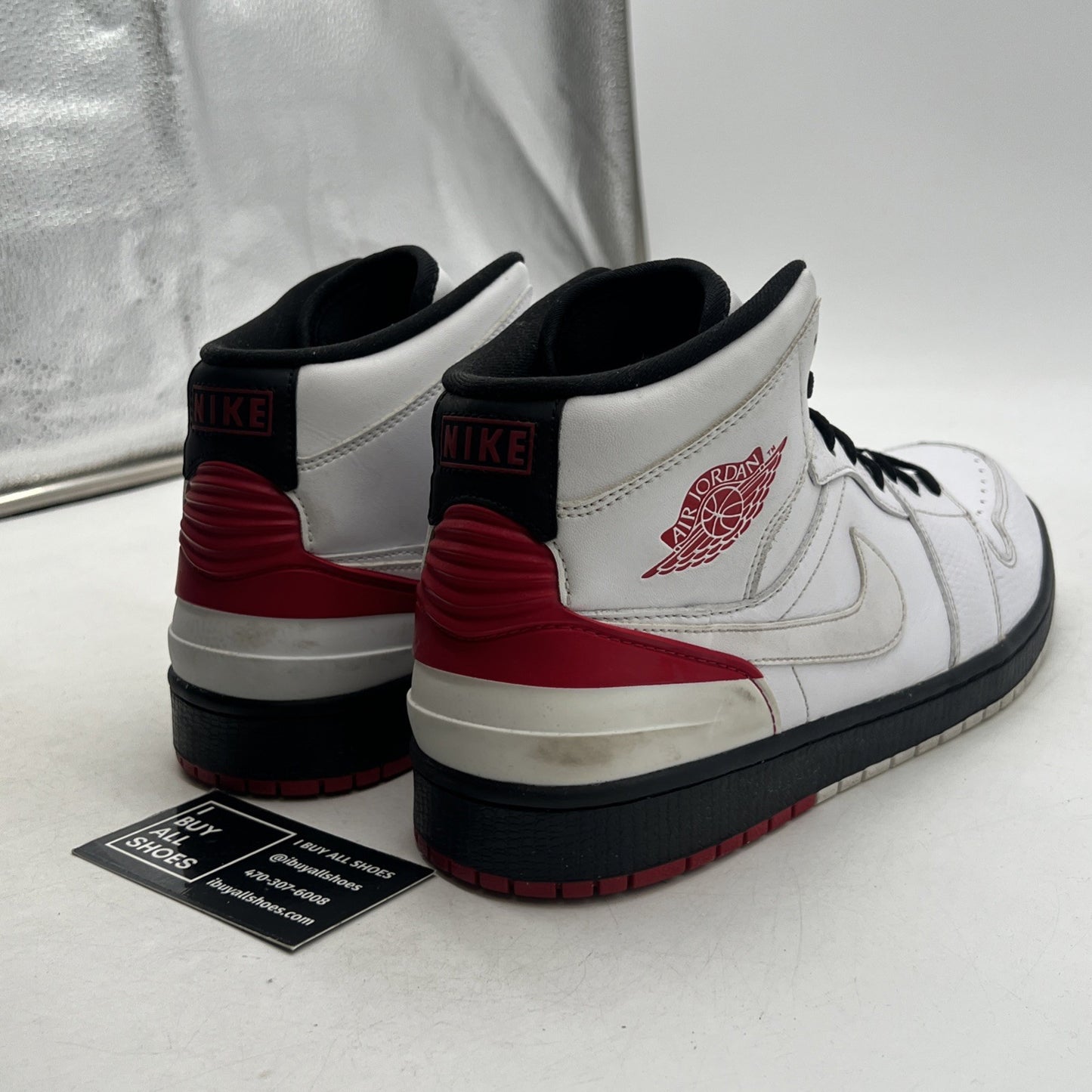 Size 11.5 - Air Jordan 1 Retro 86 White Gym Red (644490-101)