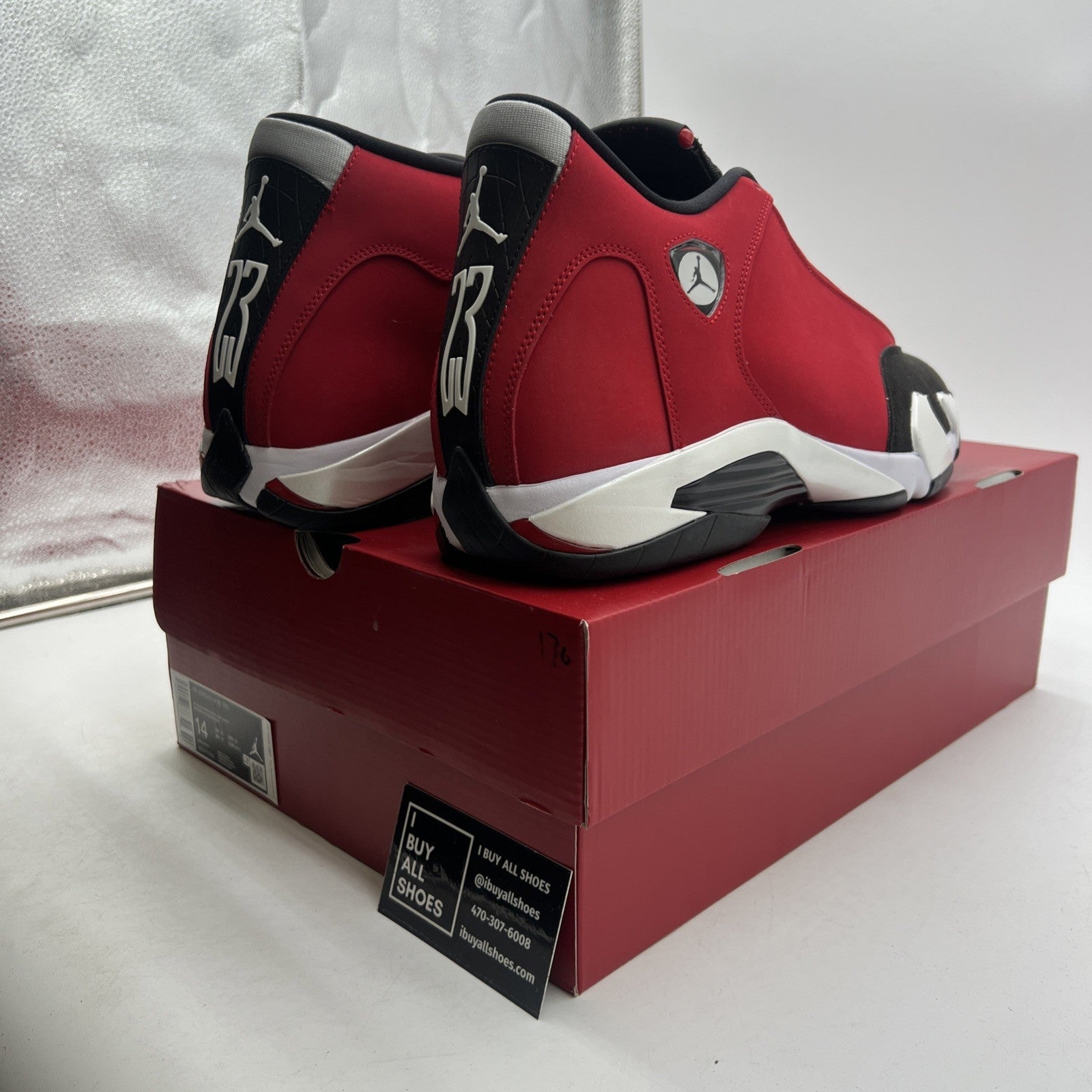 Size 14 - Air Jordan 14 Retro Gym Red (487471-006)
