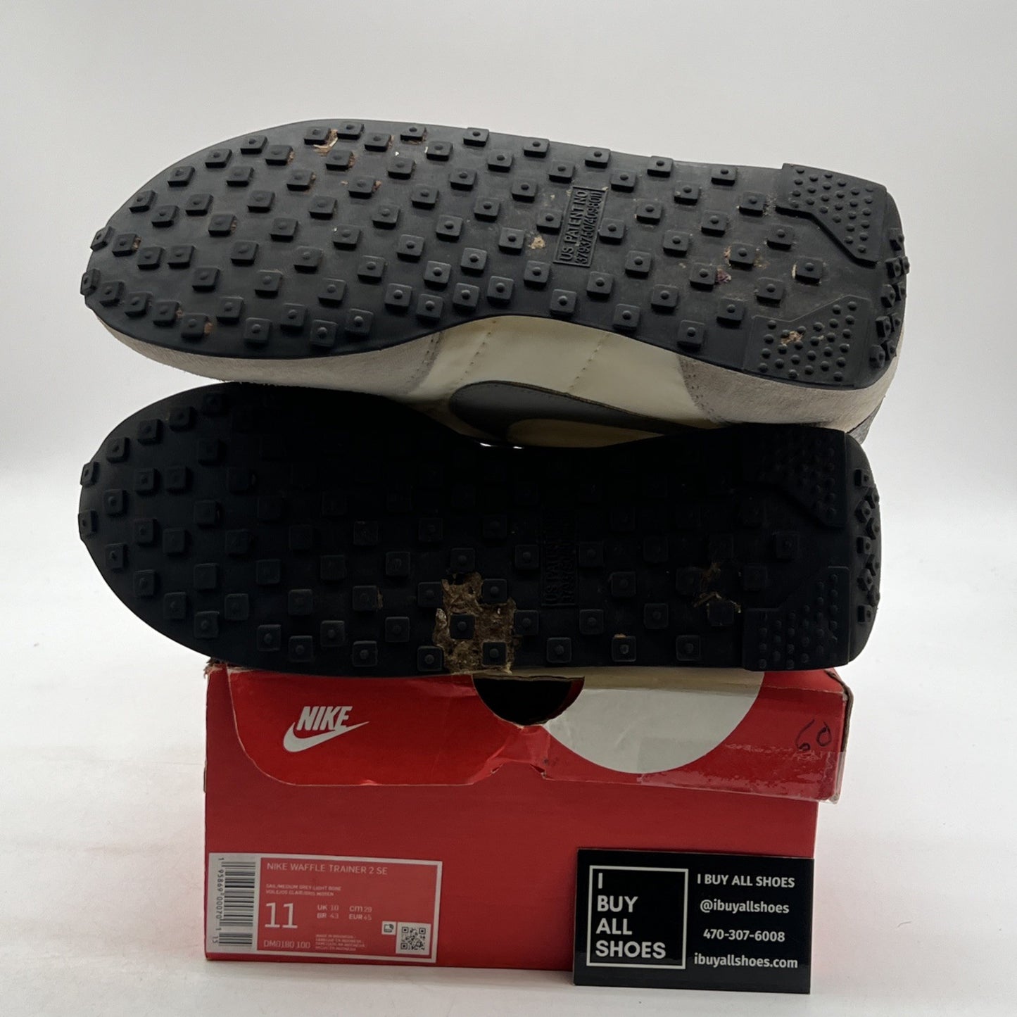 Size 11 - Nike Waffle Trainer 2 SE Sail Light Bone (DM0180-100)