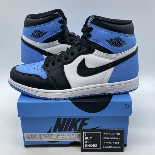 Size 8 - Air Jordan 1 Retro OG High UNC Toe (DZ5485-400)