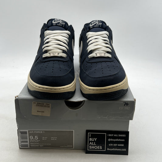 Size 9.5 - Nike Air Force 1 Obsidian White (488298-421)