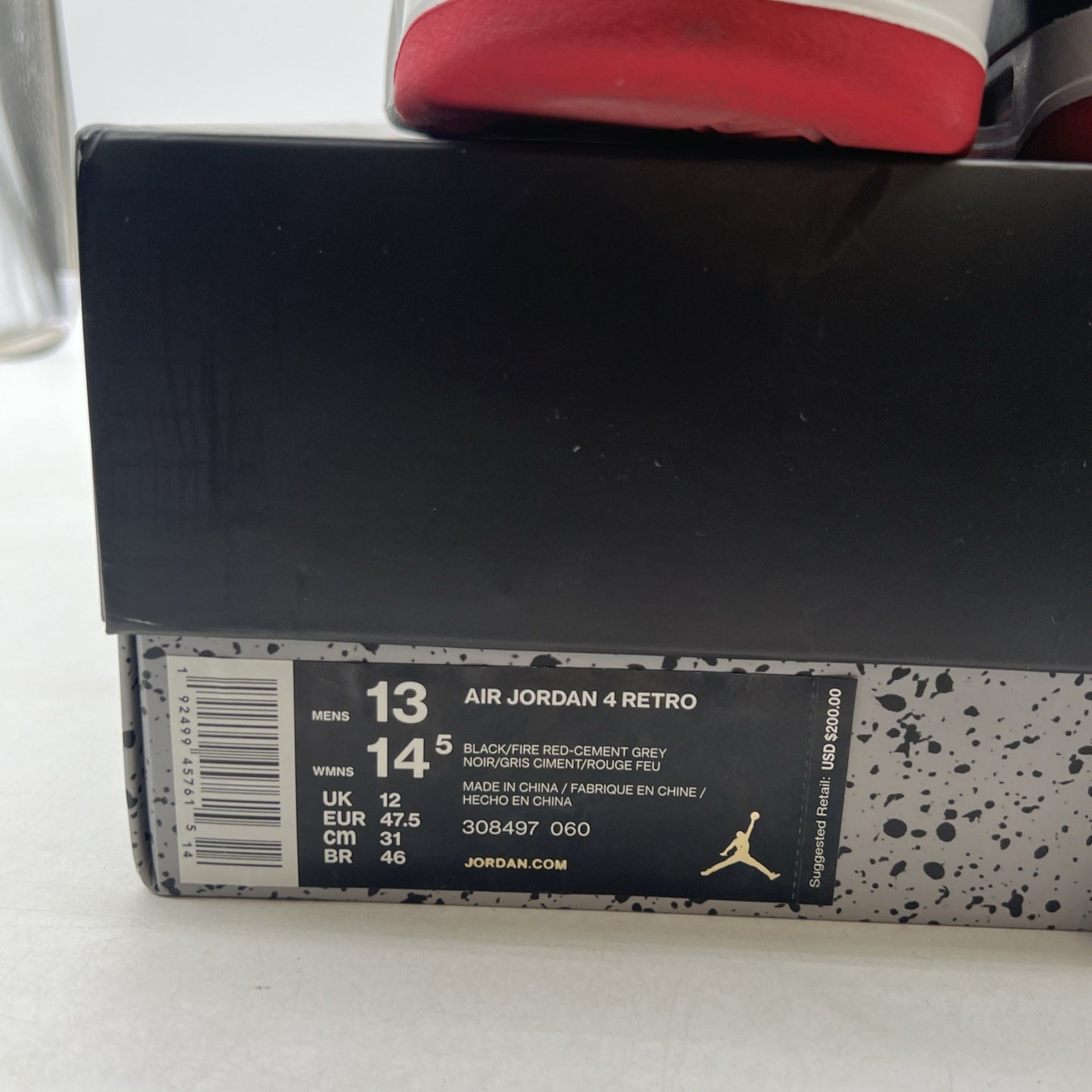 Size 13 - Air Jordan 4 Retro OG Mid Bred 2019 (308497-060)