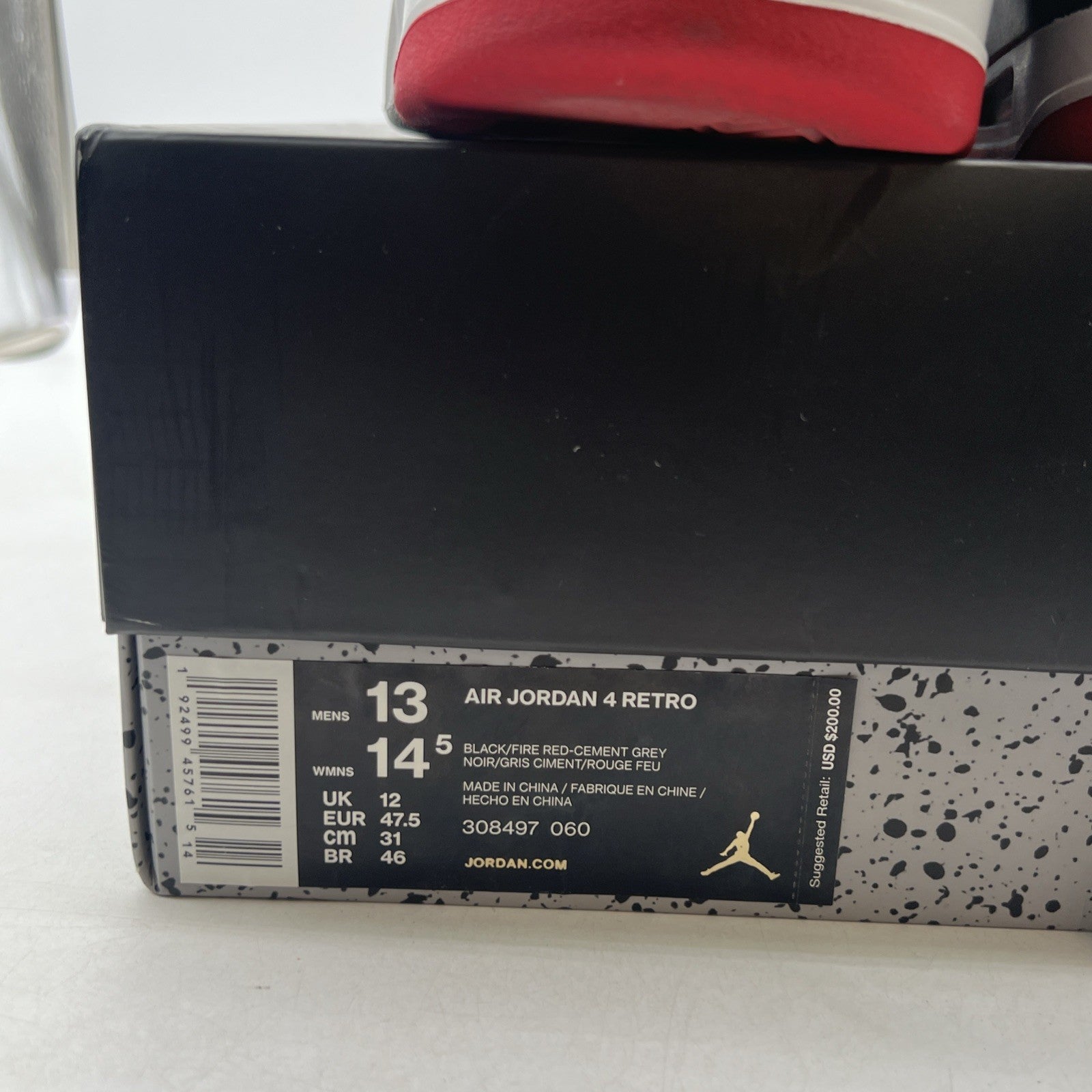 Size 13 - Air Jordan 4 Retro OG Mid Bred 2019 (308497-060)