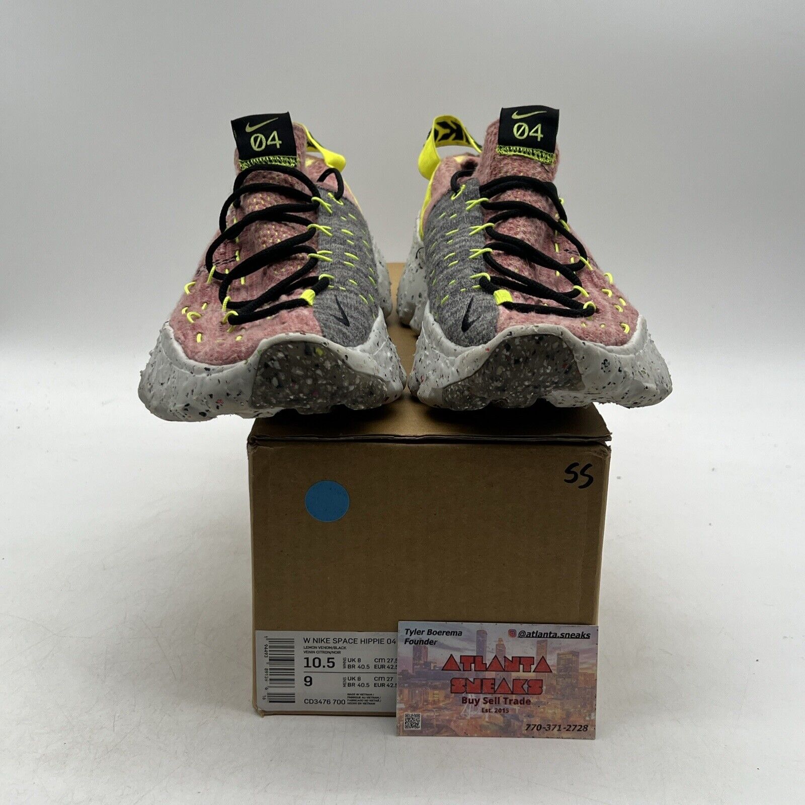Size 10.5 - Nike Space Hippie 04 Light Arctic Pink W (CD3476-700)