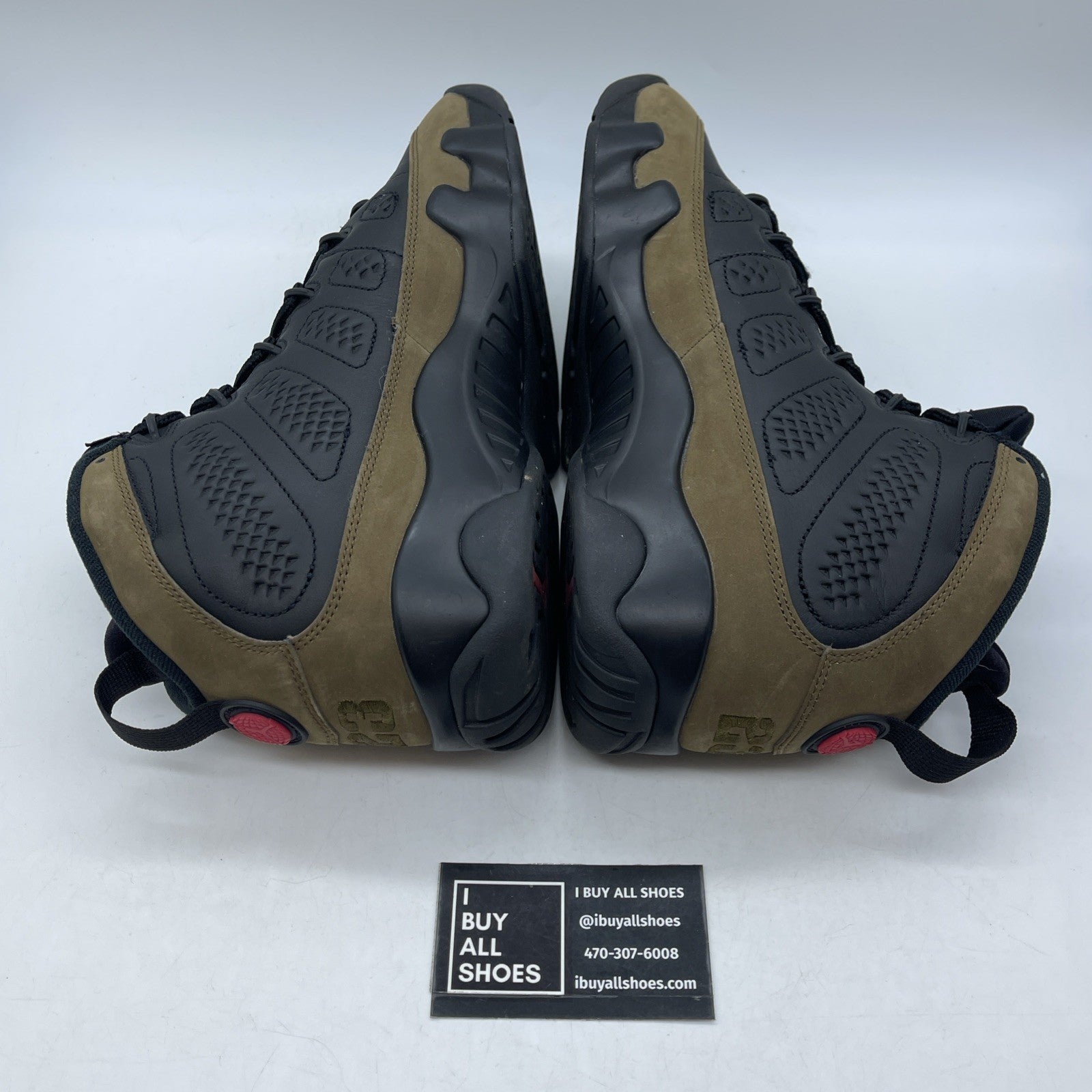 Size 10.5 - Air Jordan 9 Retro 2024 Olive Green Black Red Suede (HV4794-030)