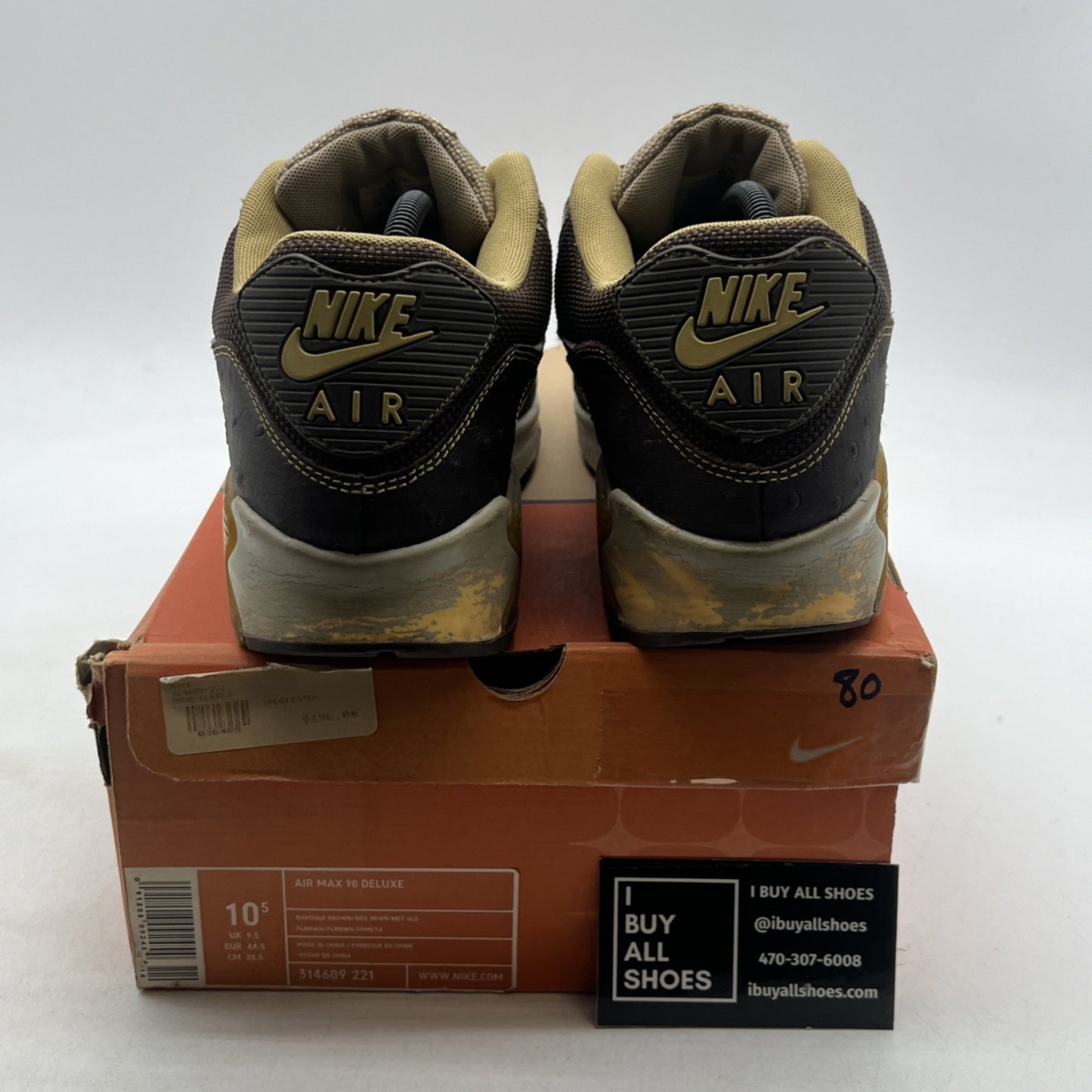 Size 10.5 - Nike Air Max 90 Deluxe Huf (314609-221)