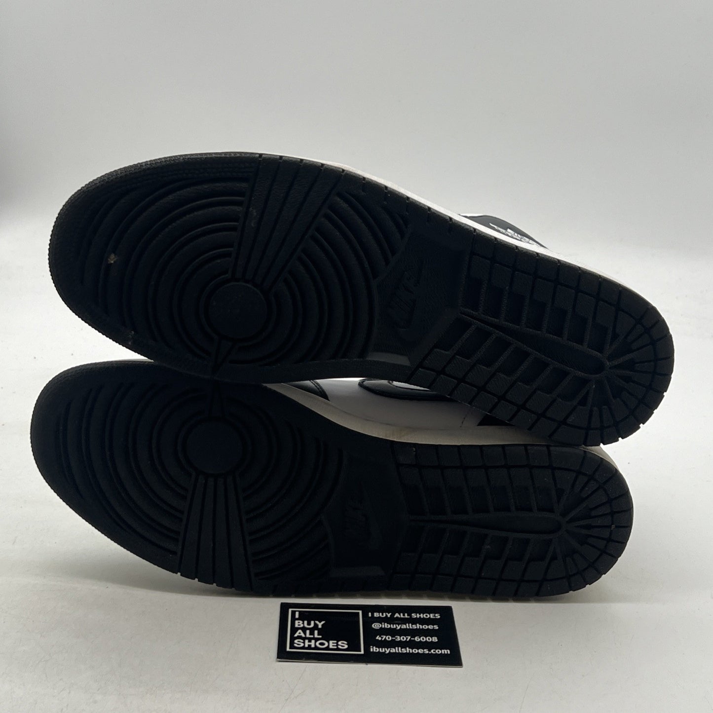 Size 12 - Air Jordan 1 Retro OG 2014 High Black White (555088-010)