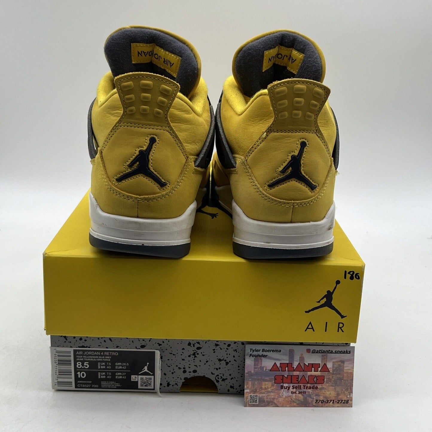 Size 8.5 - Jordan 4 Retro Mid Lightning (CT8527-700)