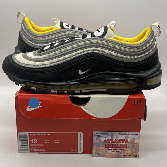 Size 12 - Nike Air Max 97 Steelers Yellow Grey Black