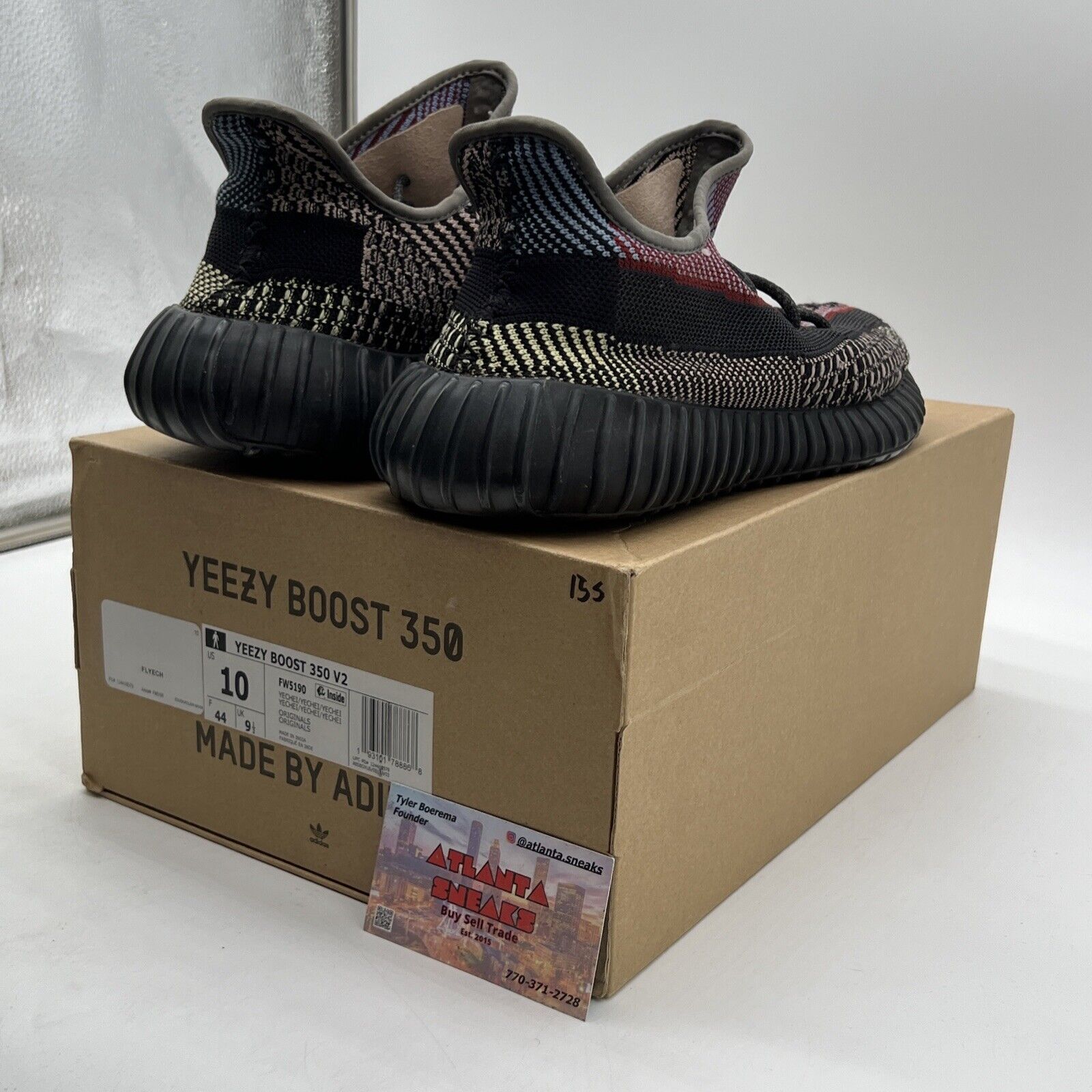 Size 10 - adidas Yeezy Boost 350 V2 Yecheil Non-Reflective (FW5160)