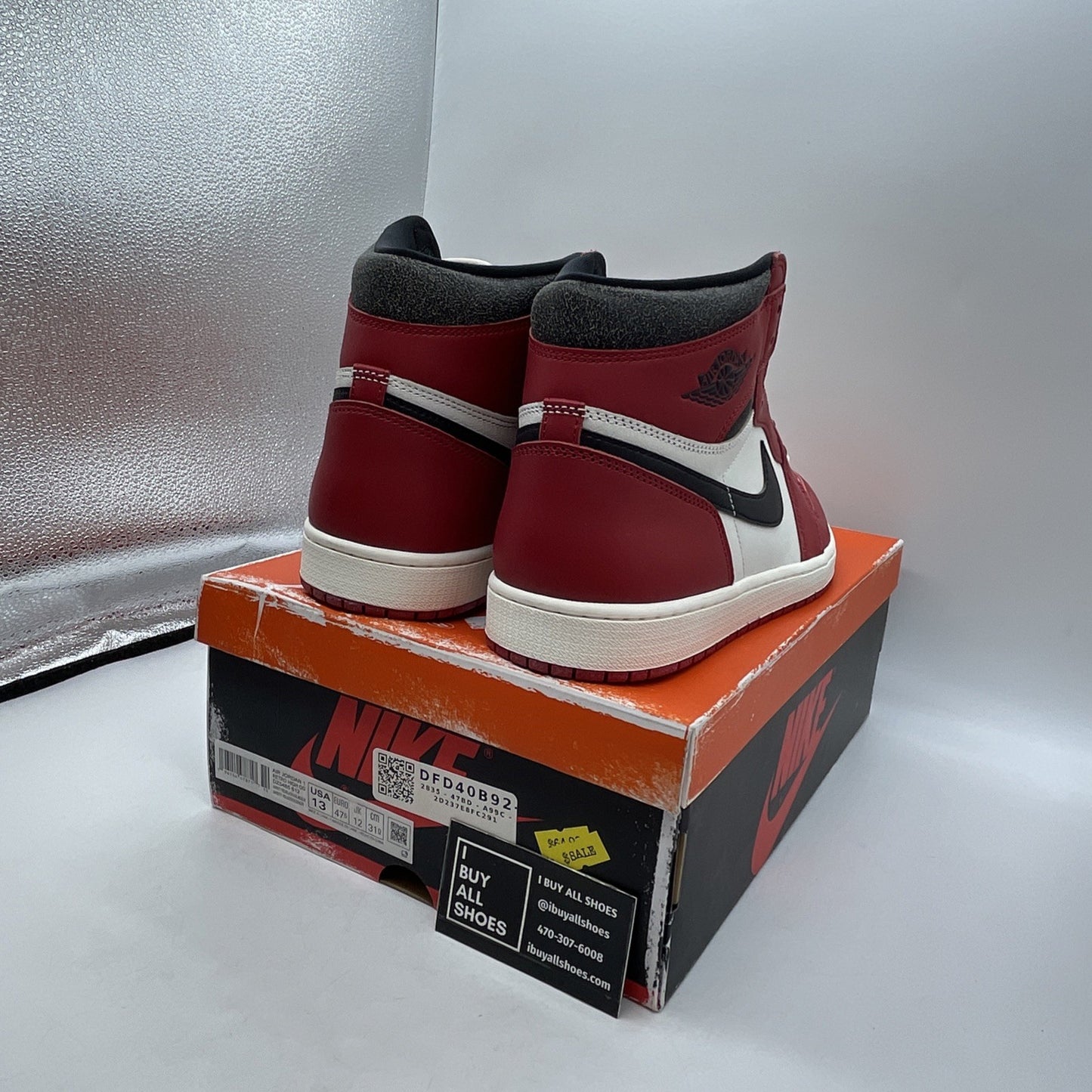 Size 13 - Air Jordan 1 Retro High OG Chicago Reimagined Lost & Found DZ5485-612