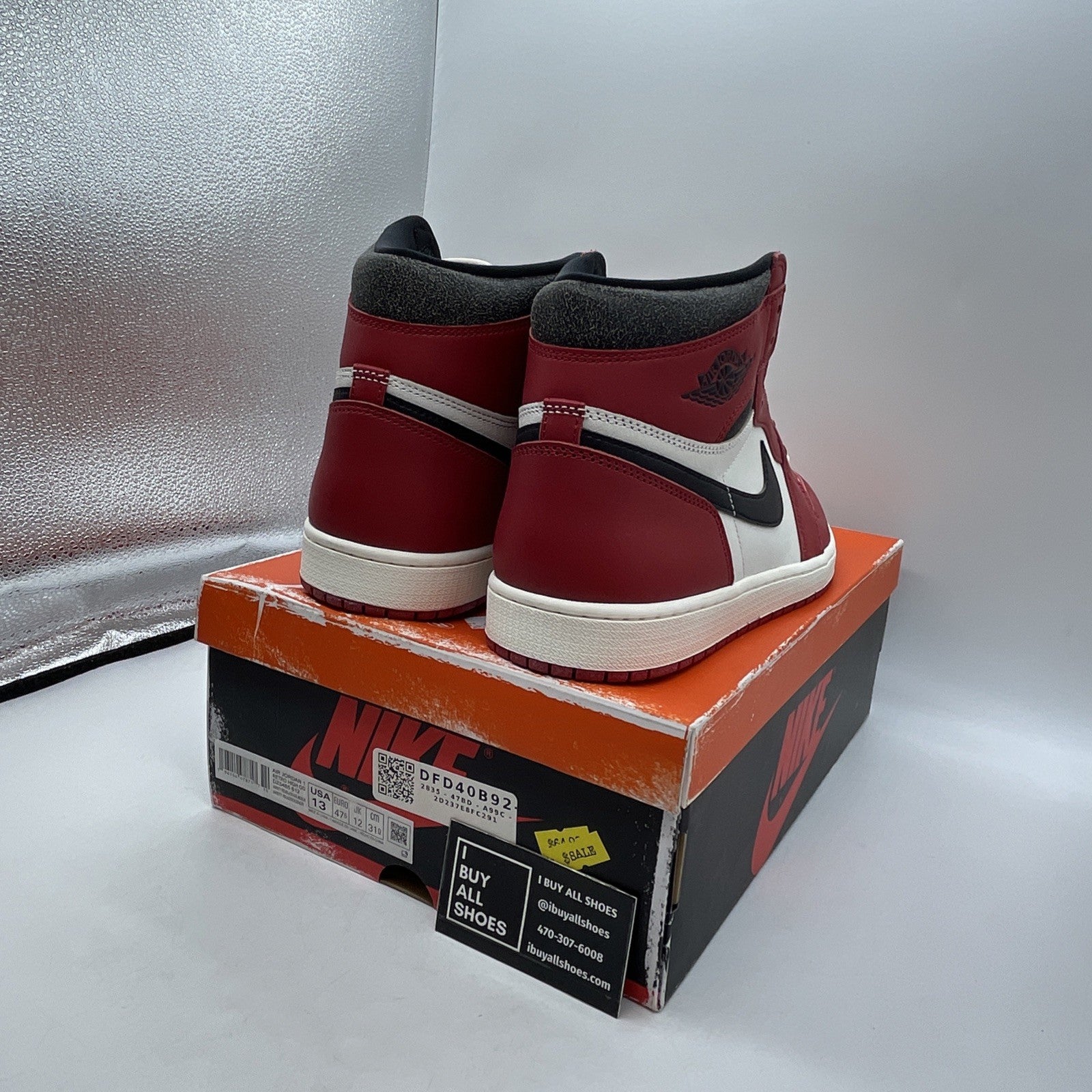 Size 13 - Air Jordan 1 Retro High OG Chicago Reimagined Lost & Found DZ5485-612