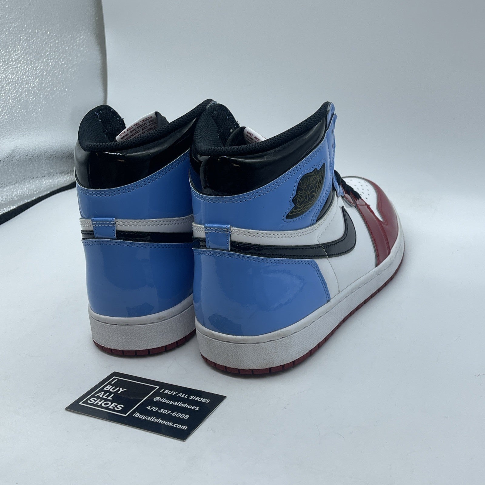 Size 9.5 - Jordan 1 Retro OG High Fearless Blue Red Leather (CK5666-100)
