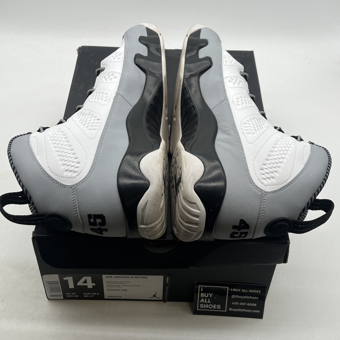 Size 14 - Air Jordan 9 Retro Barons (302370-106)