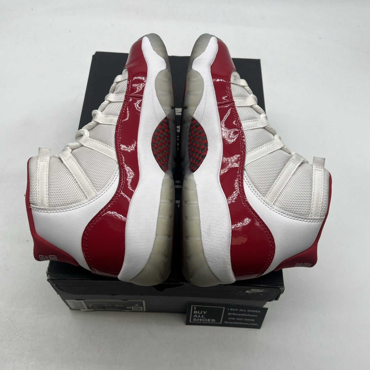 Size 7Y- Air Jordan 11 Retro High Cherry (378038-116)