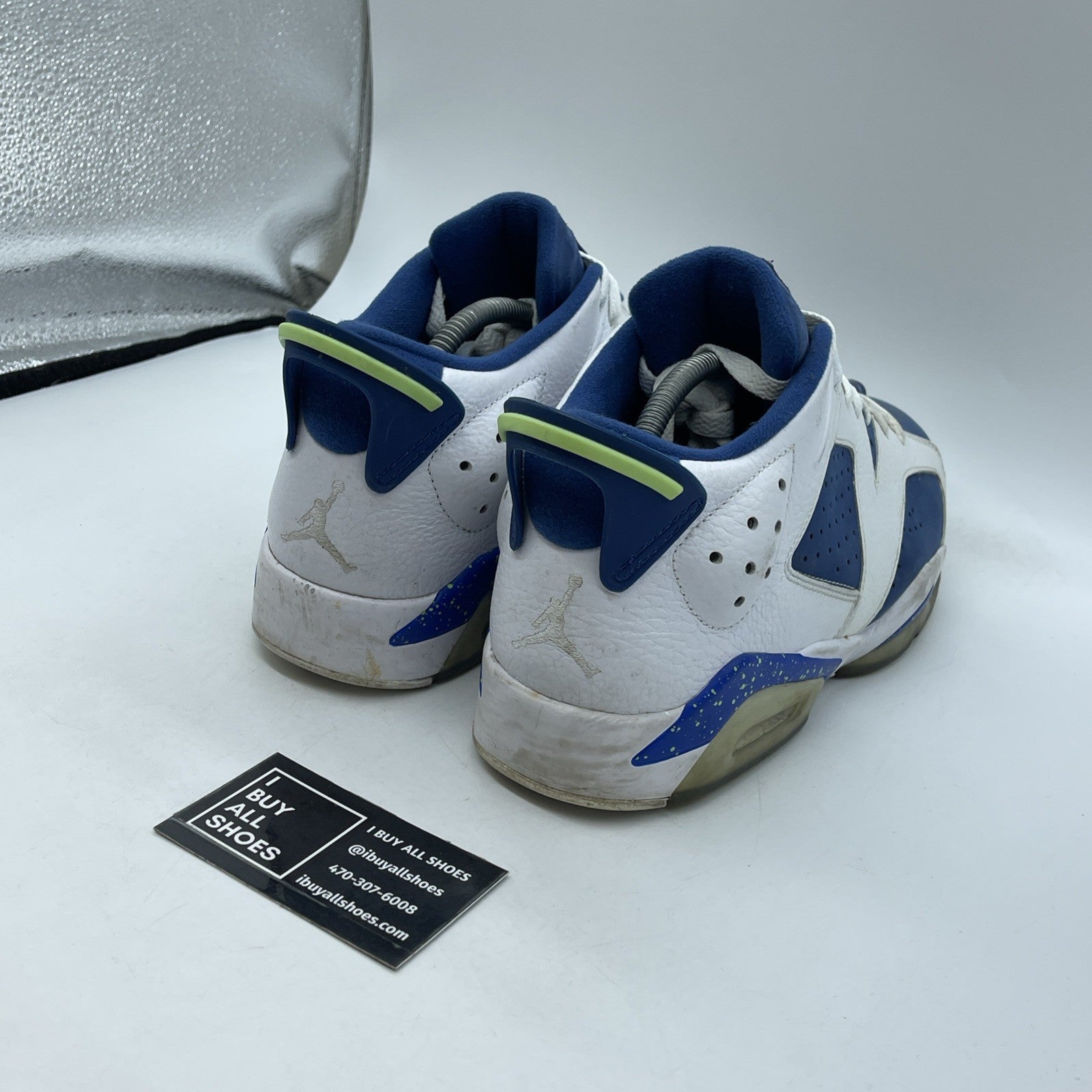 Size 10 - Air Jordan 6 Low Ghost Green (304401-106)
