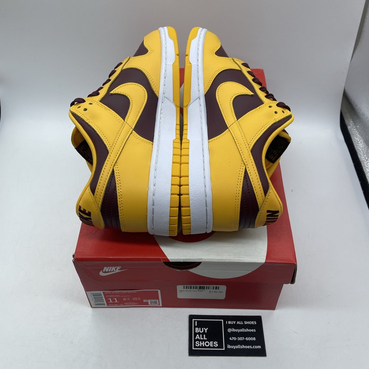 Size 11 - Nike Dunk Low Retro Arizona State Sun Devils 2022 (DD1391-702)
