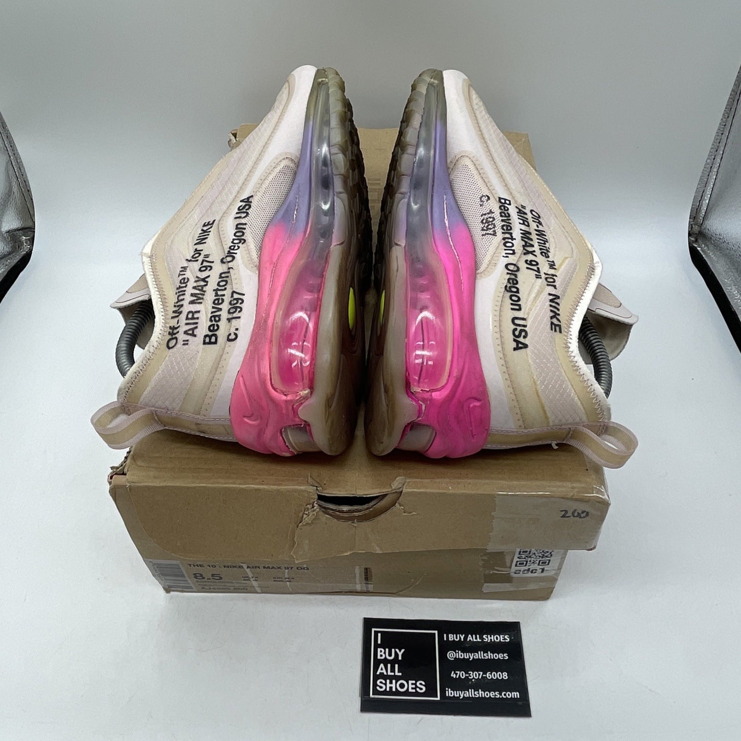 Size 8.5 - Nike Serena Williams x Off-White x Air Max 97 OG Queen (AJ4585-600)