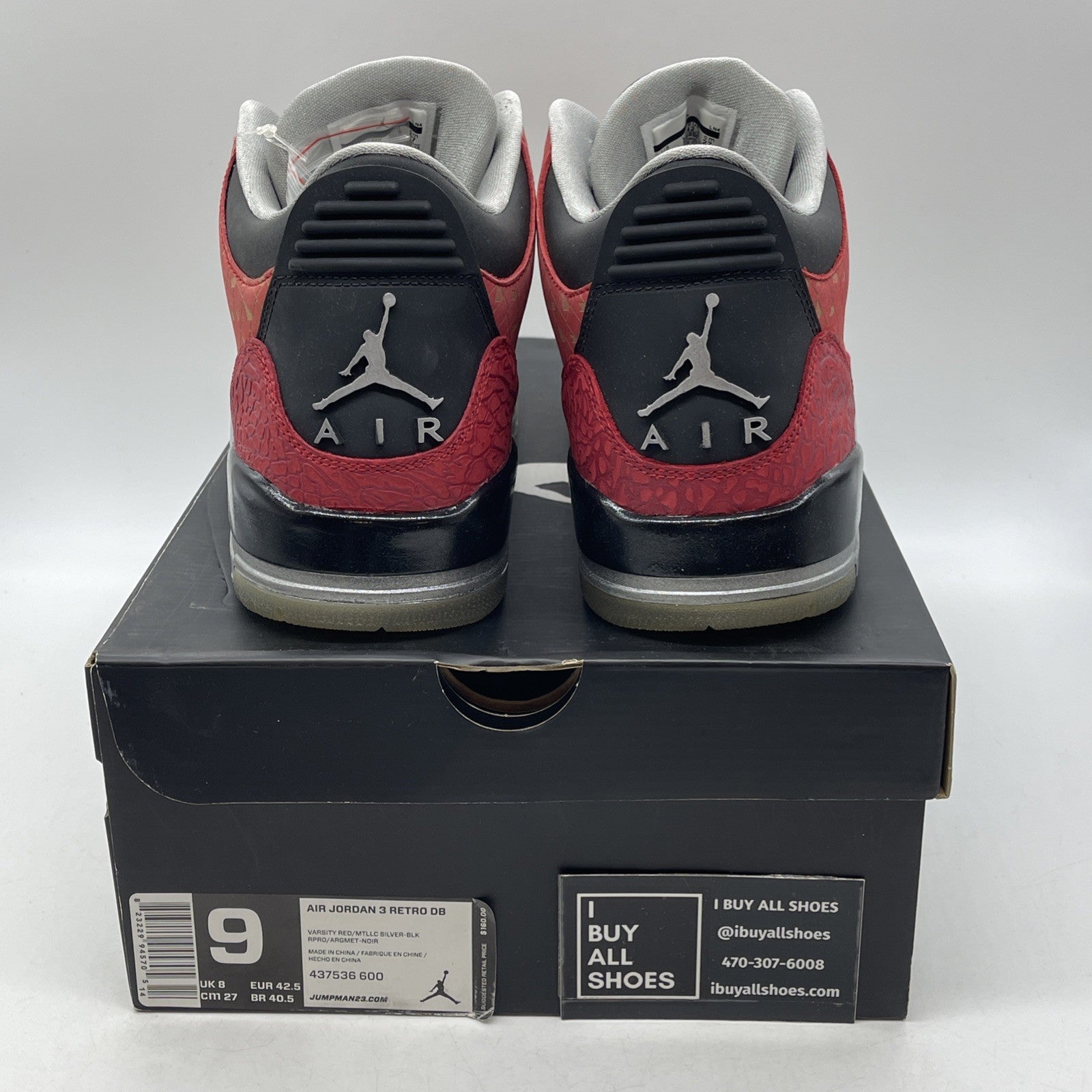 Size 9 - Air Jordan 3 Retro 2013 Doernbecher (437536-600)