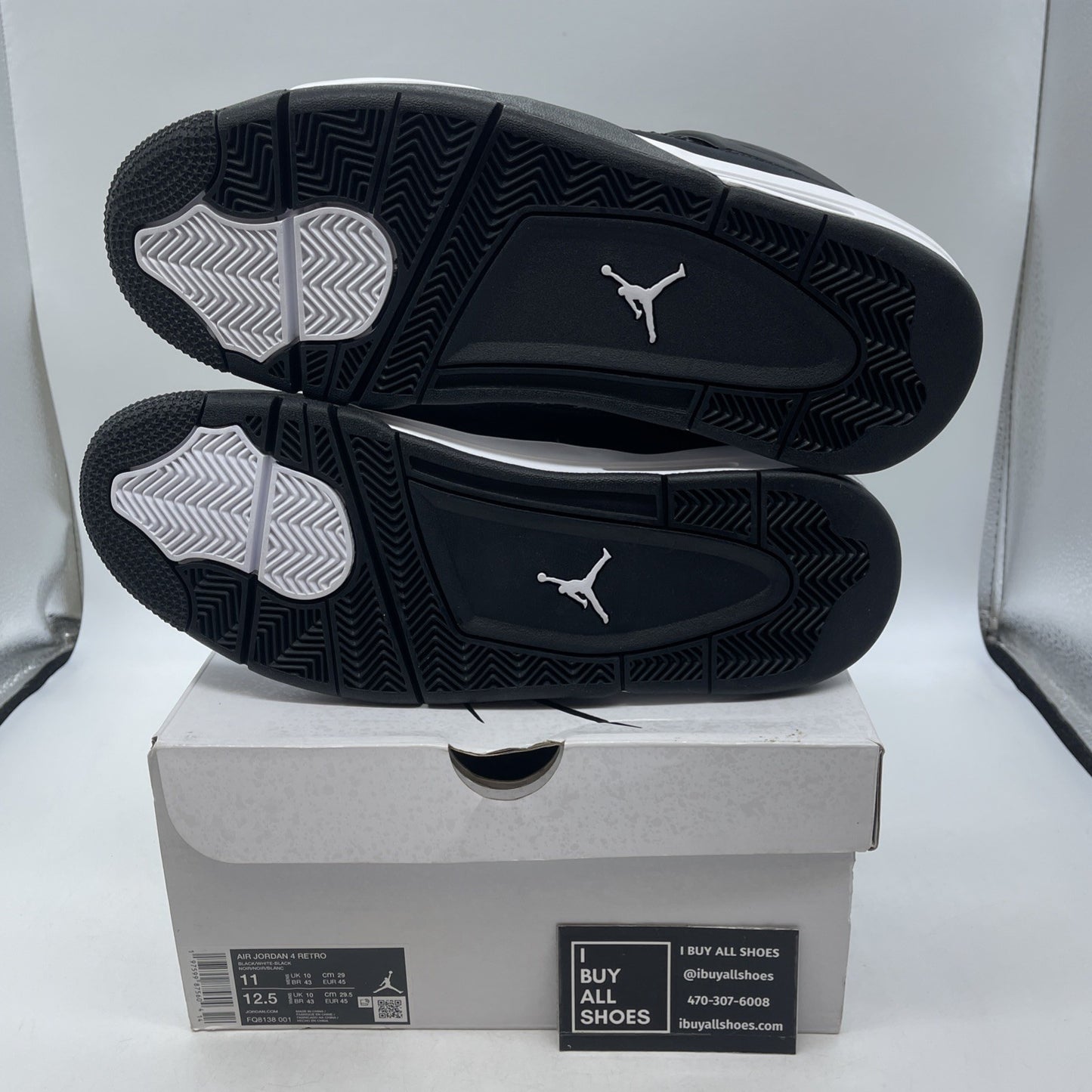 Size 11 - Air Jordan 4 Retro White Thunder (FQ8138-001)