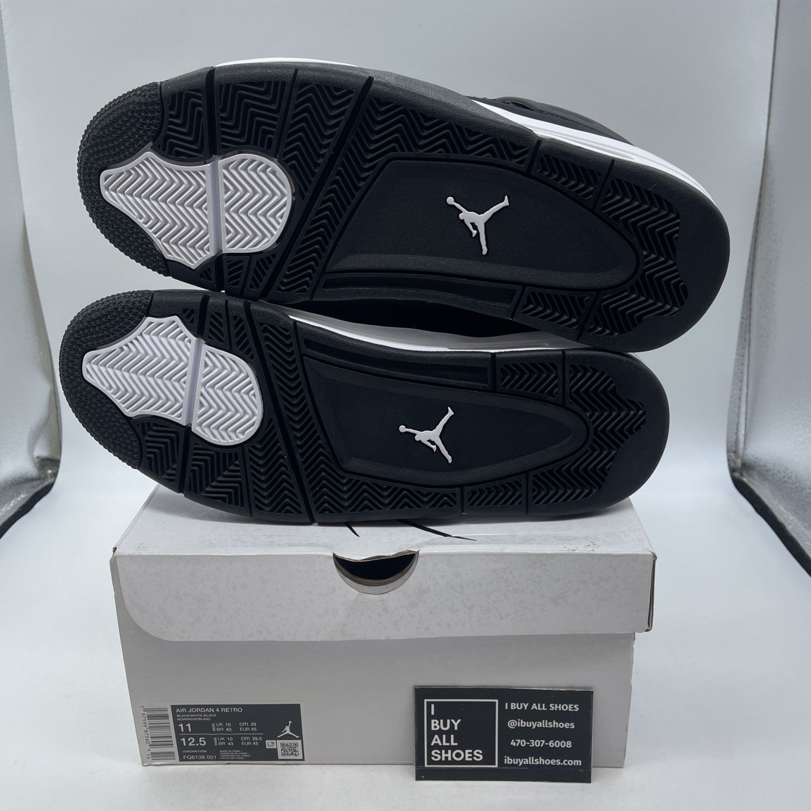 Size 11 - Air Jordan 4 Retro White Thunder (FQ8138-001)