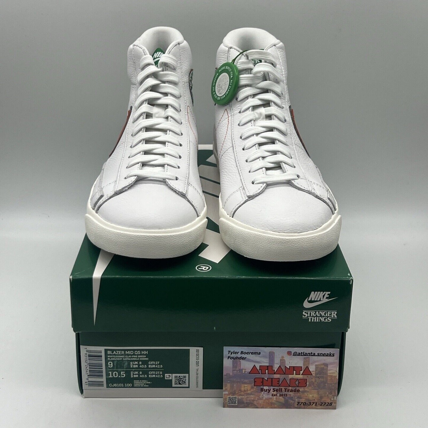 Size 9 - Nike Stranger Things x Blazer High Hawkins Brand New Og All Ds Sneakers