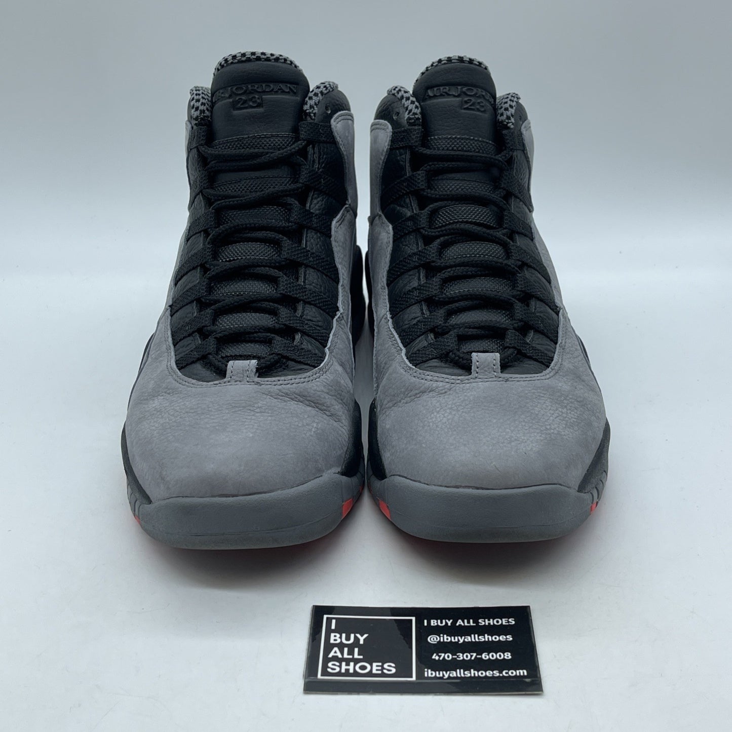 Size 12 - Air Jordan 10 Retro Cool Grey Black Suede Leather (310805-023)
