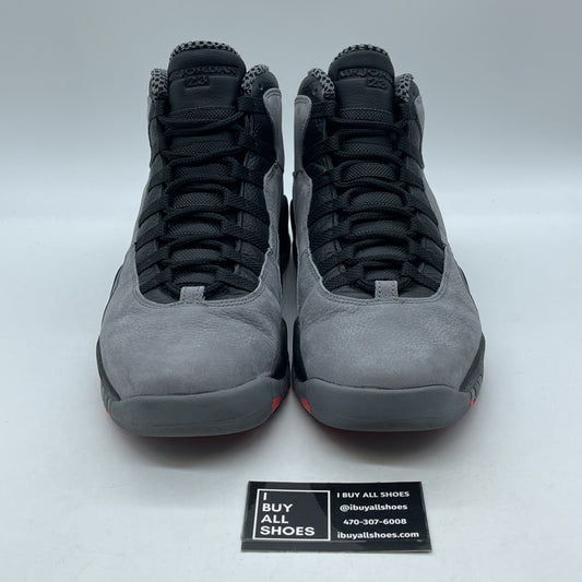 Size 12 - Air Jordan 10 Retro Cool Grey Black Suede Leather (310805-023)