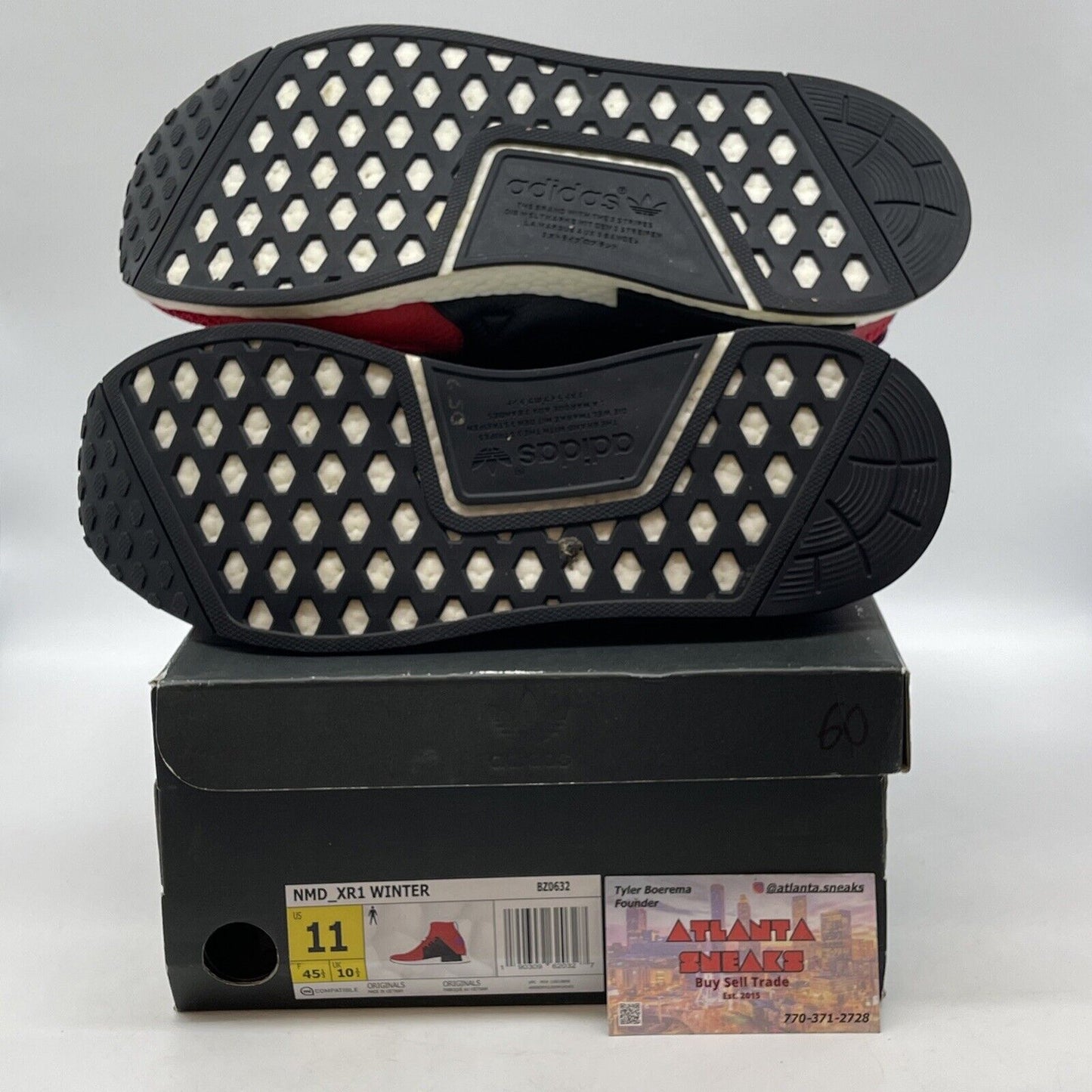 Size 11 - adidas NMD_XR1 Winter Mid Scarlet Red White Black Blue (BZ0632)
