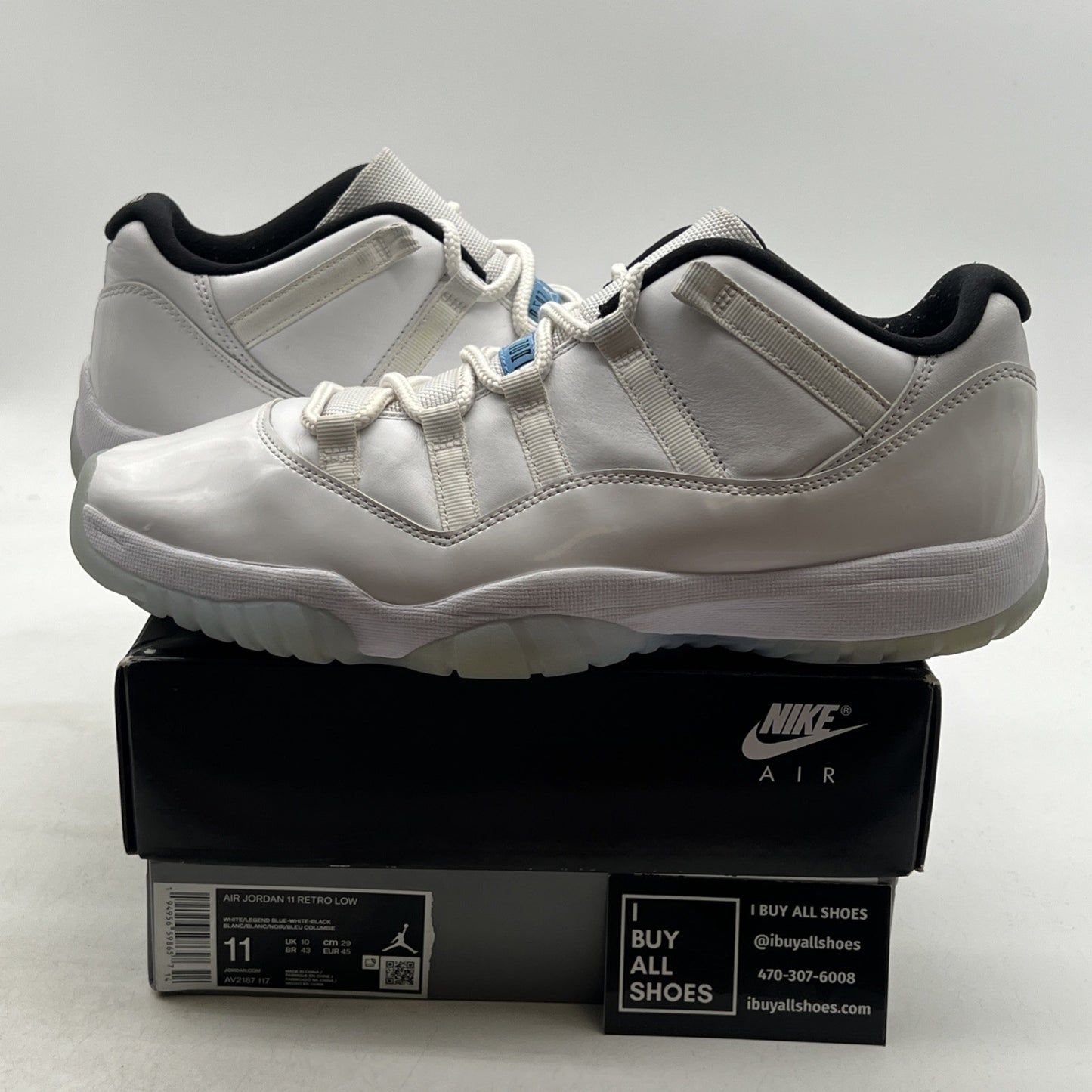 Size 11 - Air Jordan 11 Retro Low Legend Blue (AV2187-117)