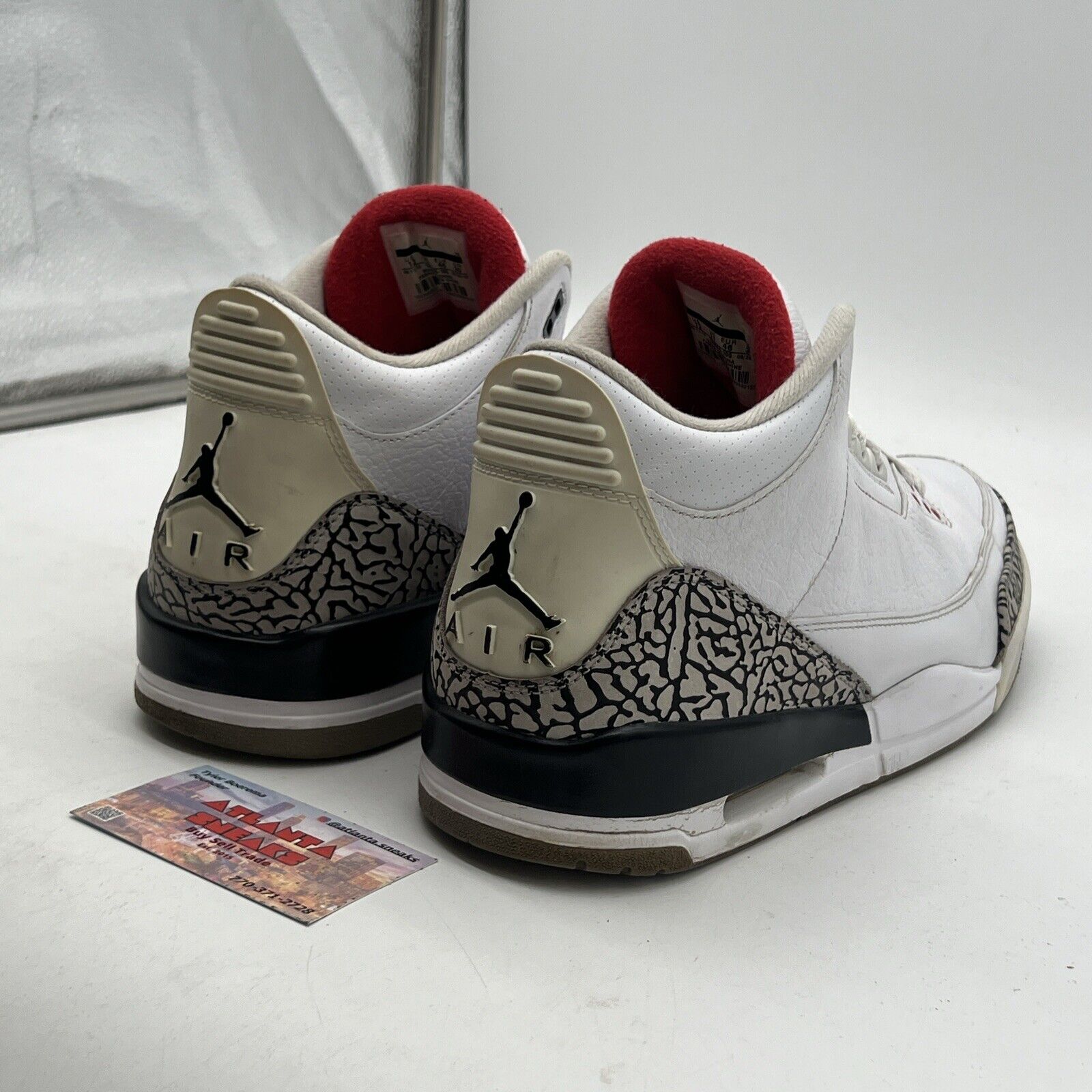 Size 12 - Air Jordan 3 Retro White Cement 2011 (136064-105)