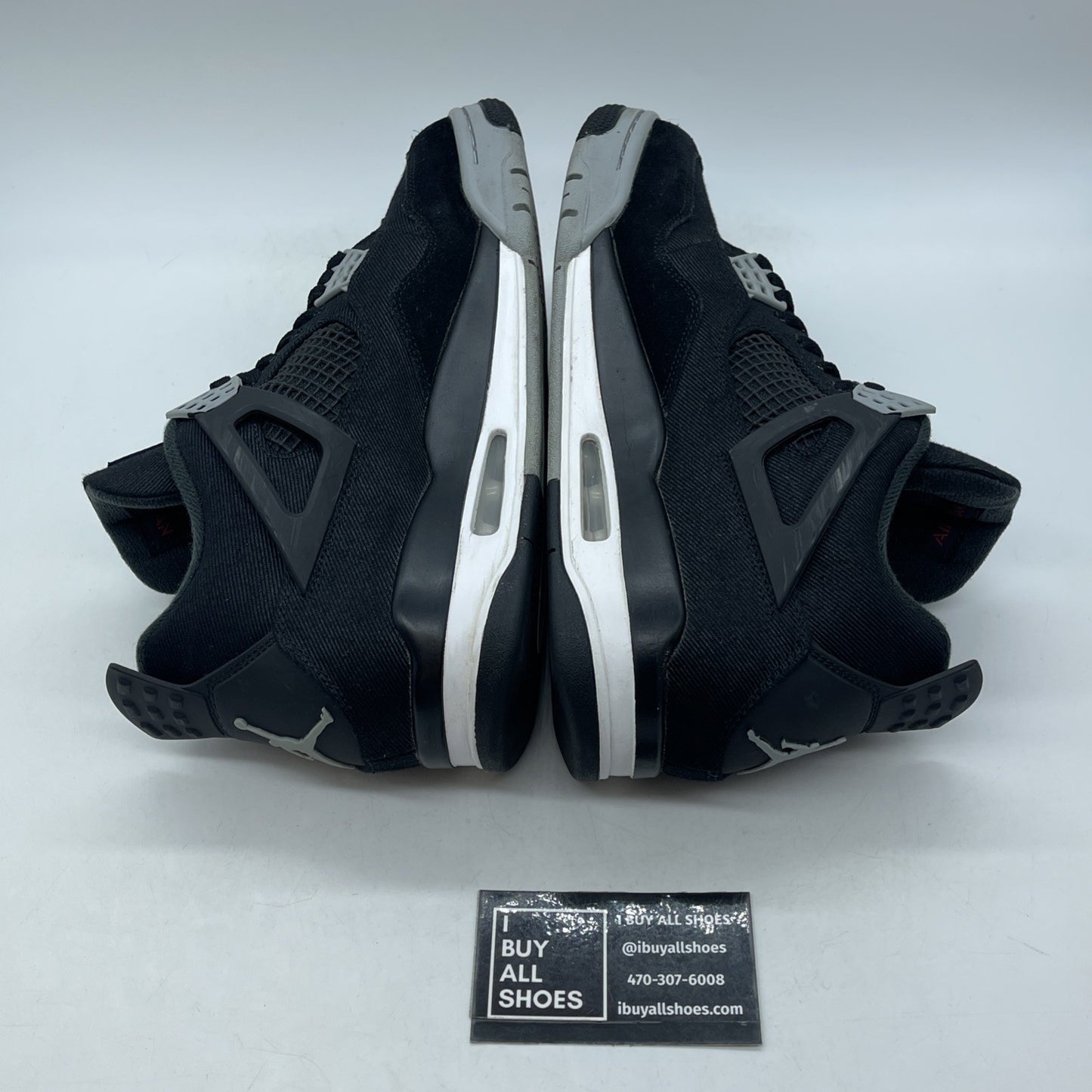 Size 10 - Jordan 4 Retro SE Mid Black Canvas Grey Suede (DH7138-006)