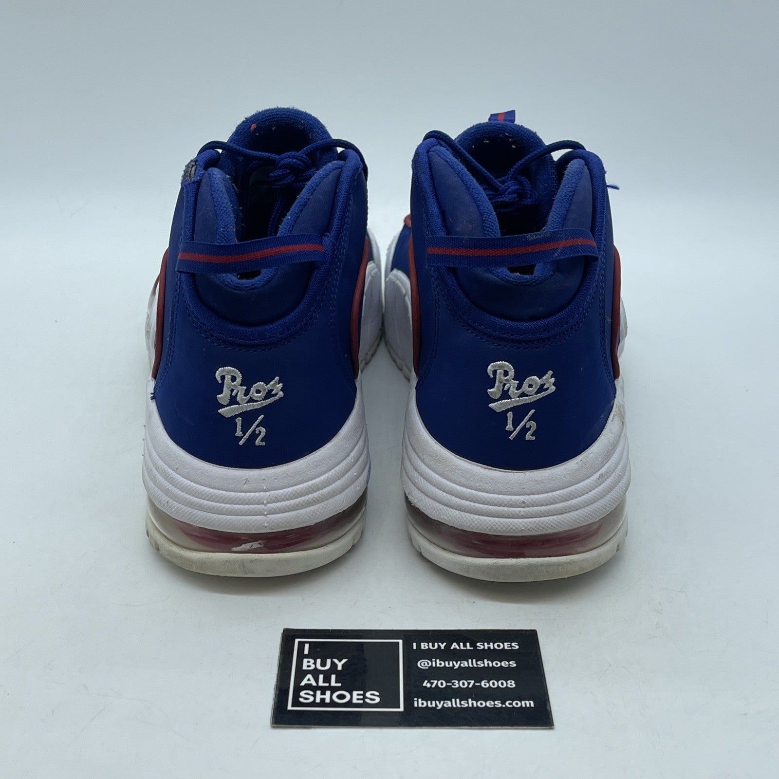 Size 8.5 - Nike Air Max Penny 1 Lil Penny Blue Red Suede (685153-400)