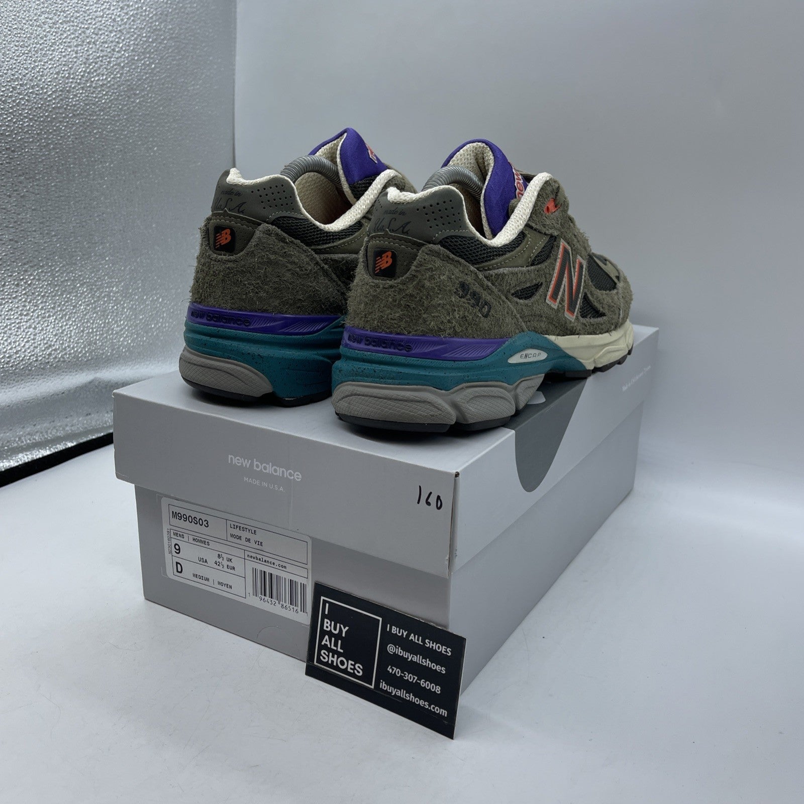 Size 9 - New Balance YCMC x 990v3 Made in USA Trailblazers Suede (M990S03)