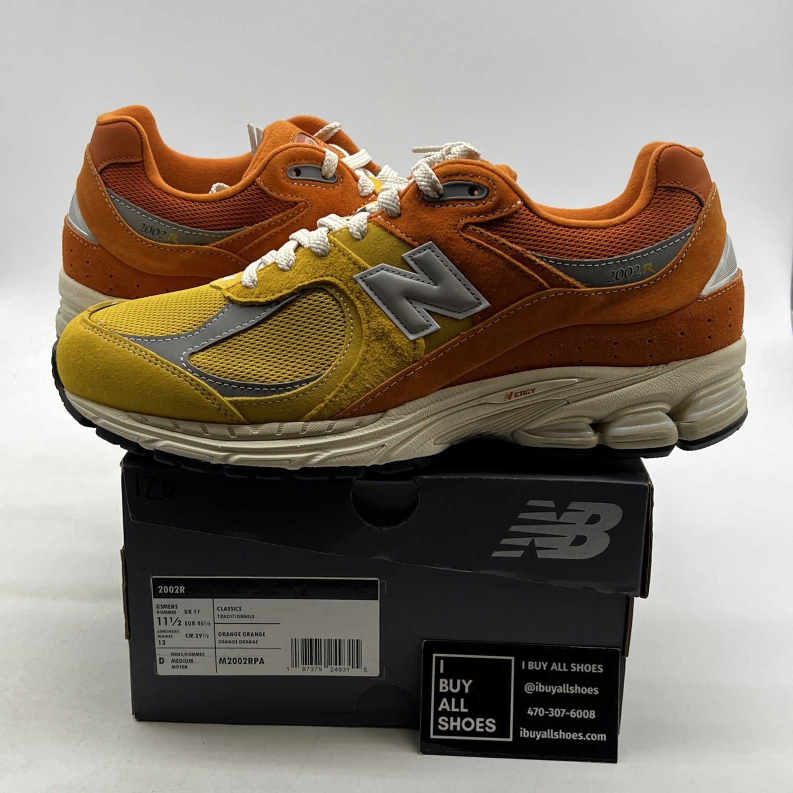 Size 11.5 - New Balance 2002R Ginger Lemon (M2002RPA)