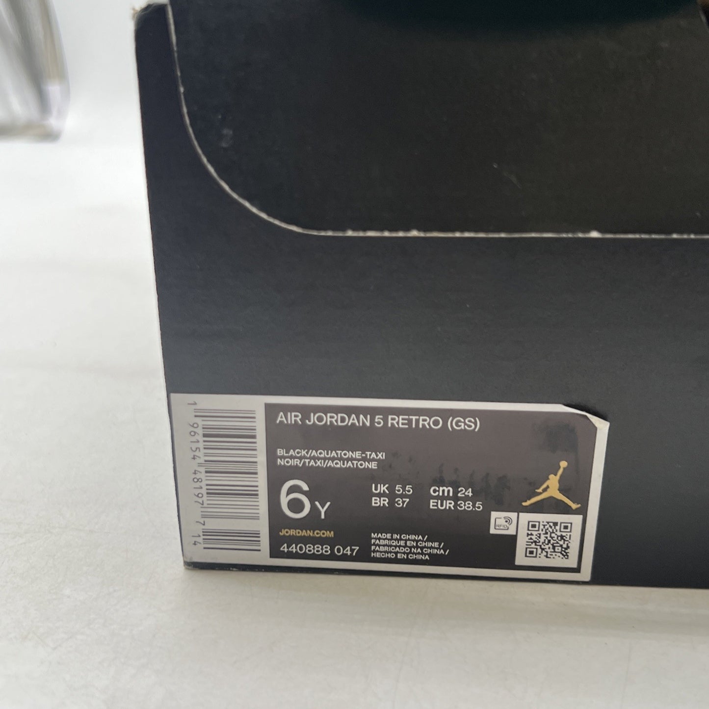 Size 6Y - Air Jordan 5 Retro Mid Aqua (440888-047)