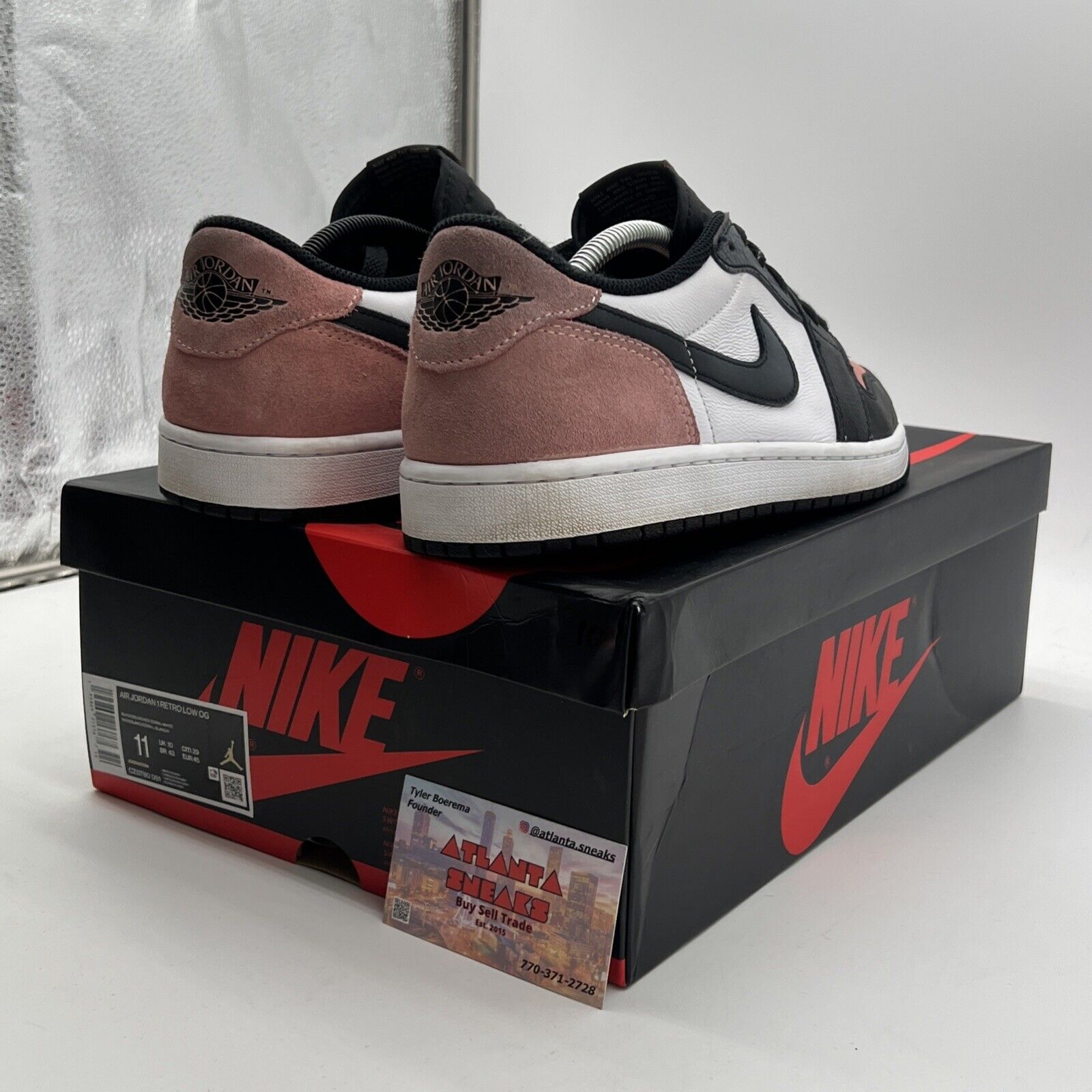 Size 11 - Air Jordan 1 Low OG Bleached Coral (CZ0790-061)