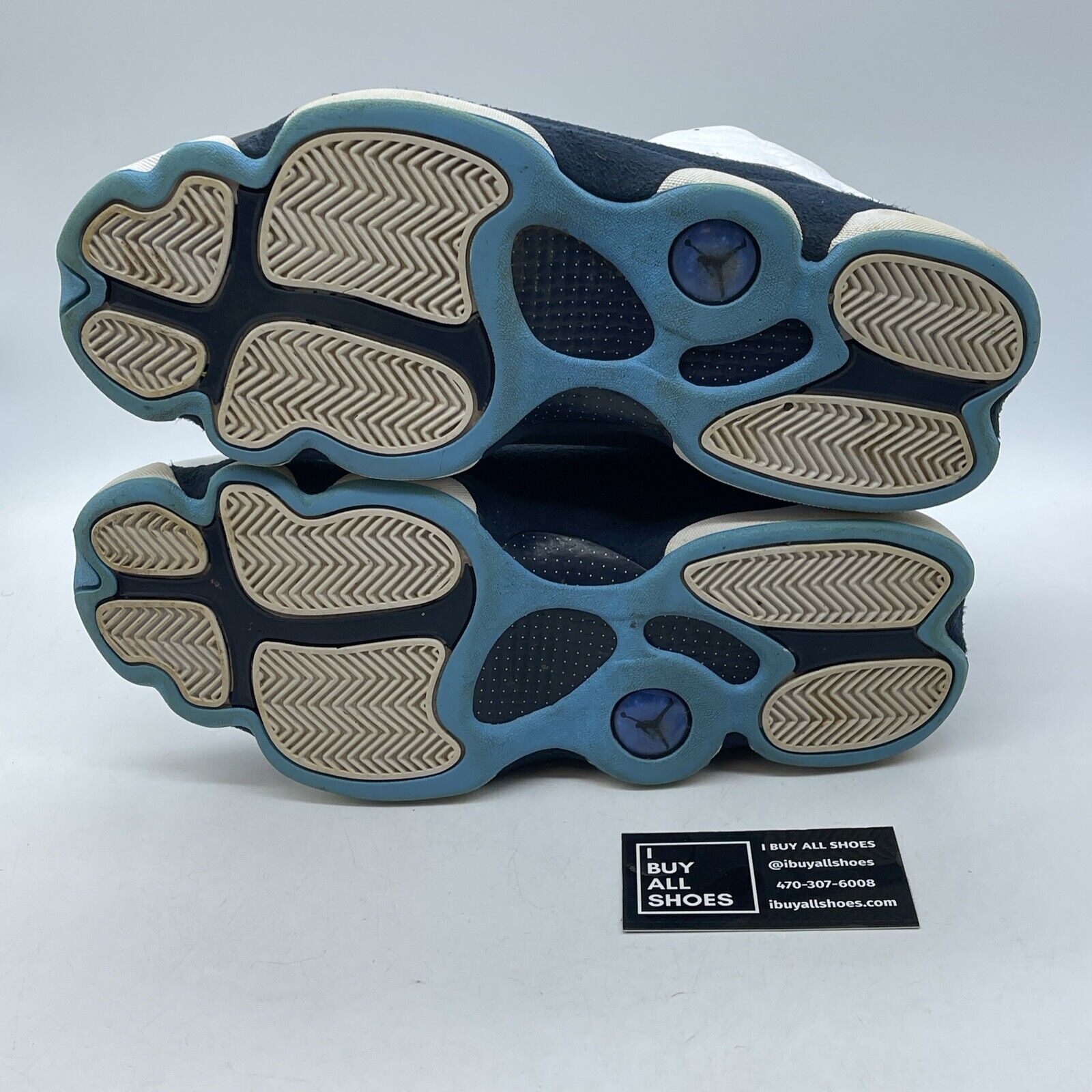 Size 11.5 - Jordan 13 Retro Obsidian Blue White Suede Leather (414571-144)