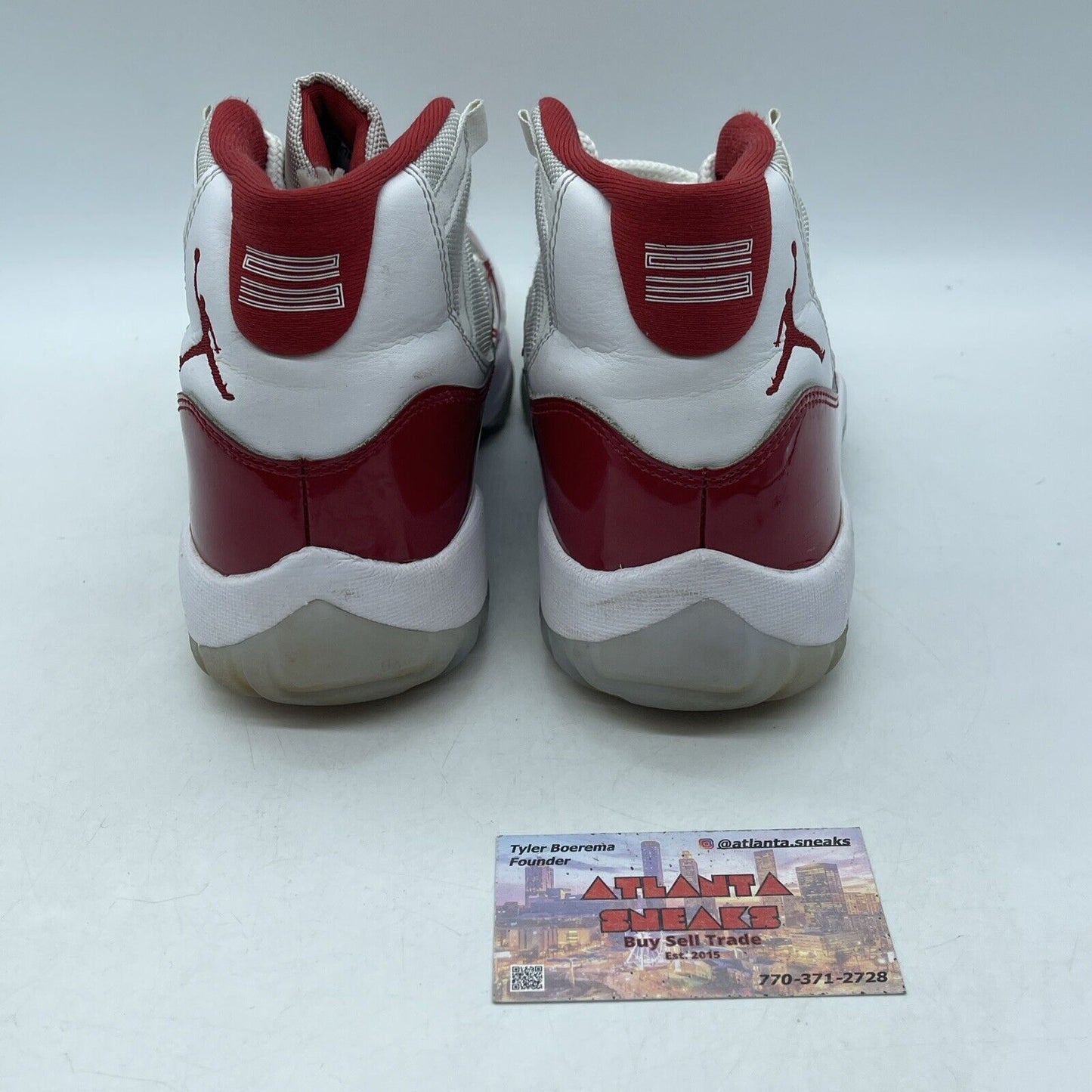 Size 9 - Jordan 11 Retro High Cherry Red White Leather Suede (CT8012-116)