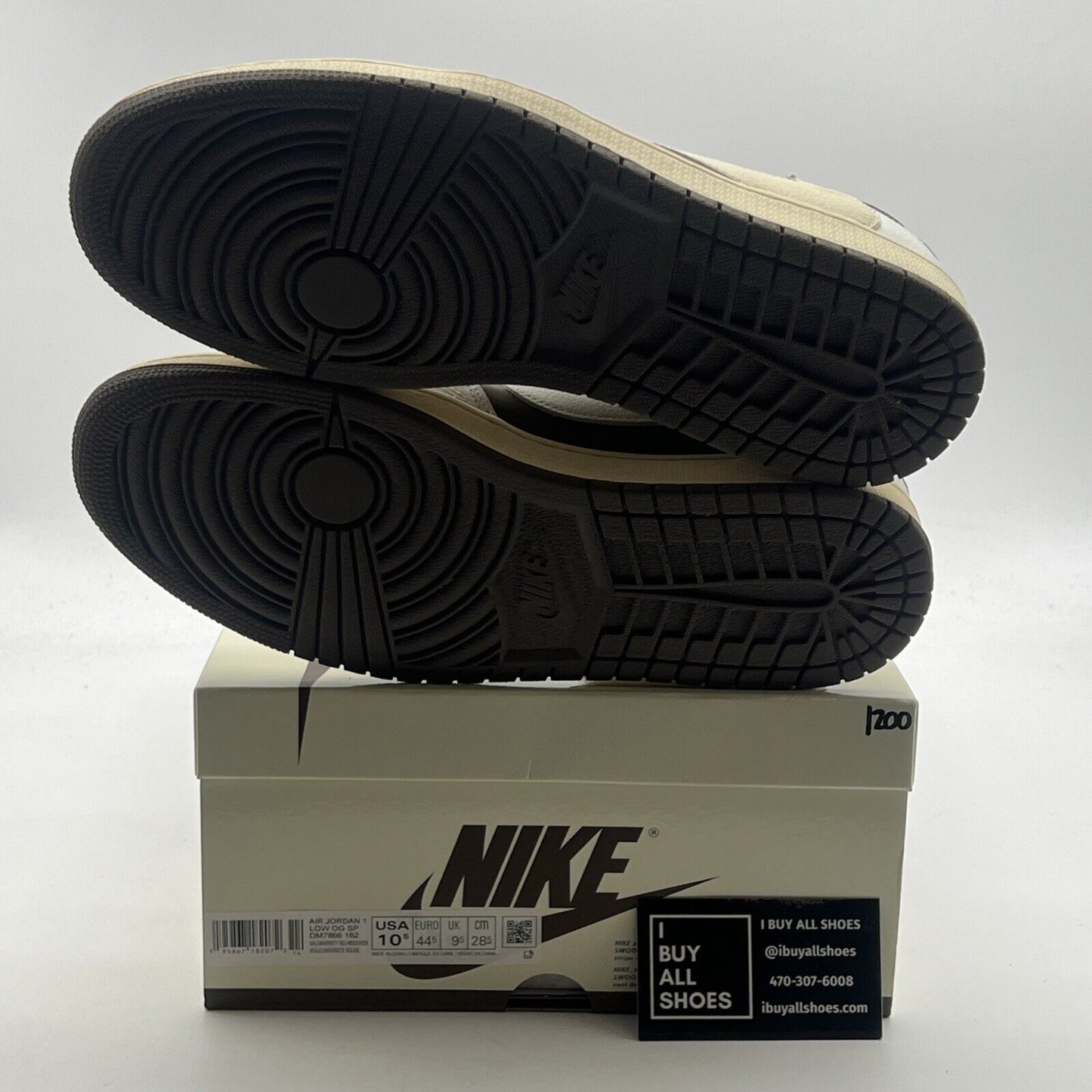 Size 10.5 - Air Jordan 1 Low OG x Travis Scott Reverse Mocha (DM7866-162)